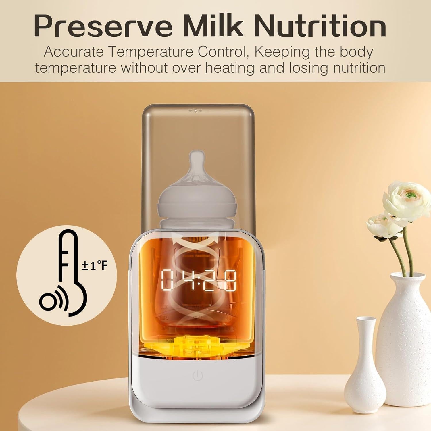 Calentador de Botellas 10 en 1 para Bebés - Control Temperatura Inteligente