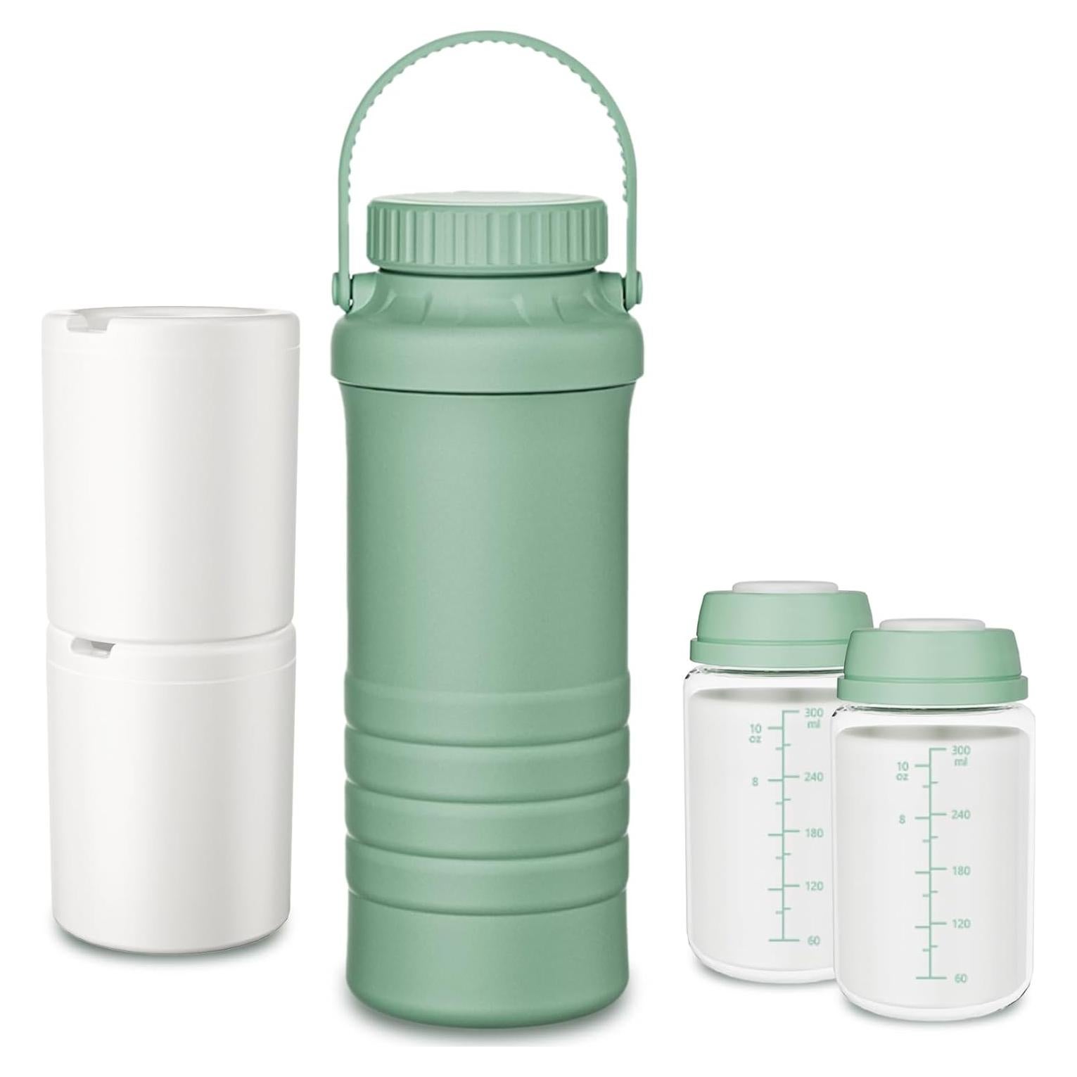 Enfriador de Leche Materna IHOLYLIVE 22oz Verde - 24h Fresco