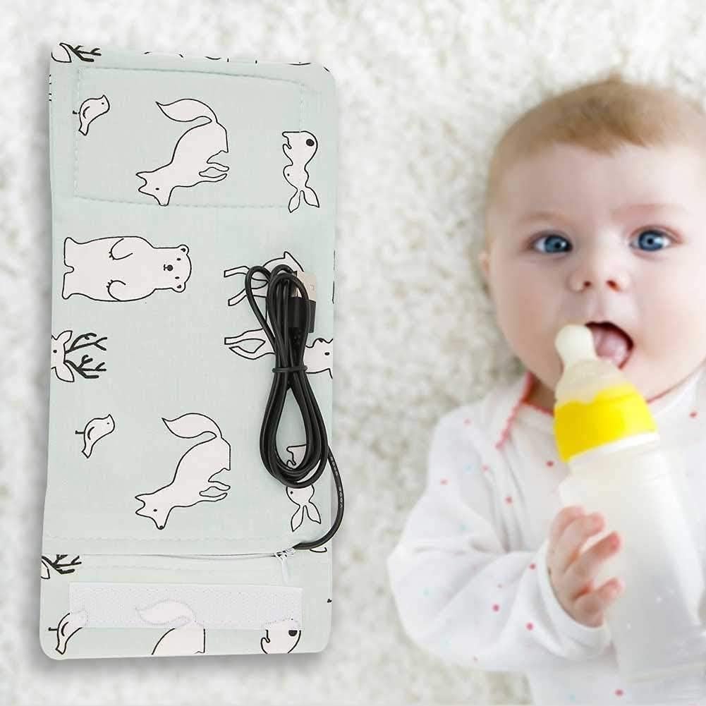 Calentador de Botellas USB Hilitand Oso para Bebés 40°C