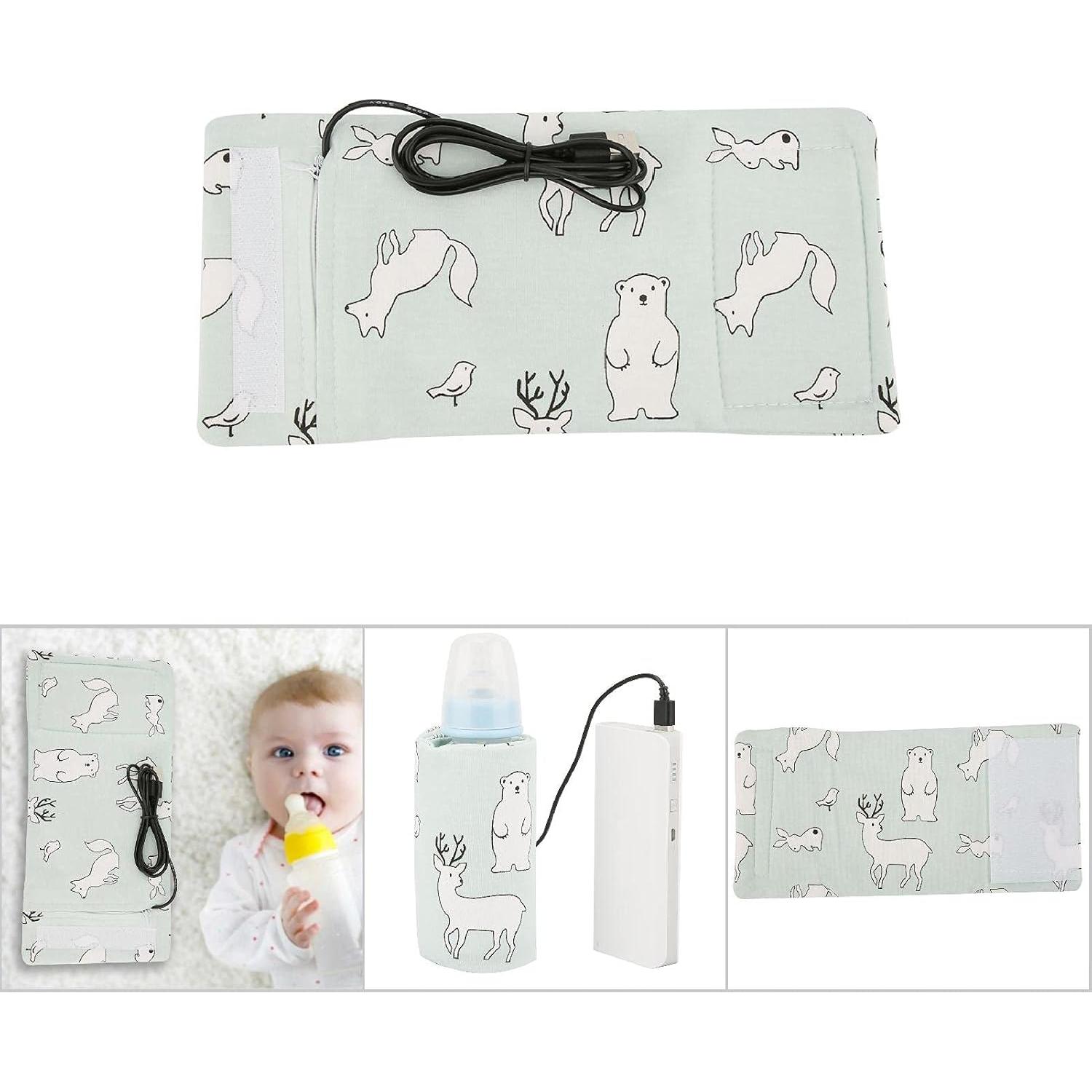 Calentador de Botellas USB Hilitand Oso para Bebés 40°C