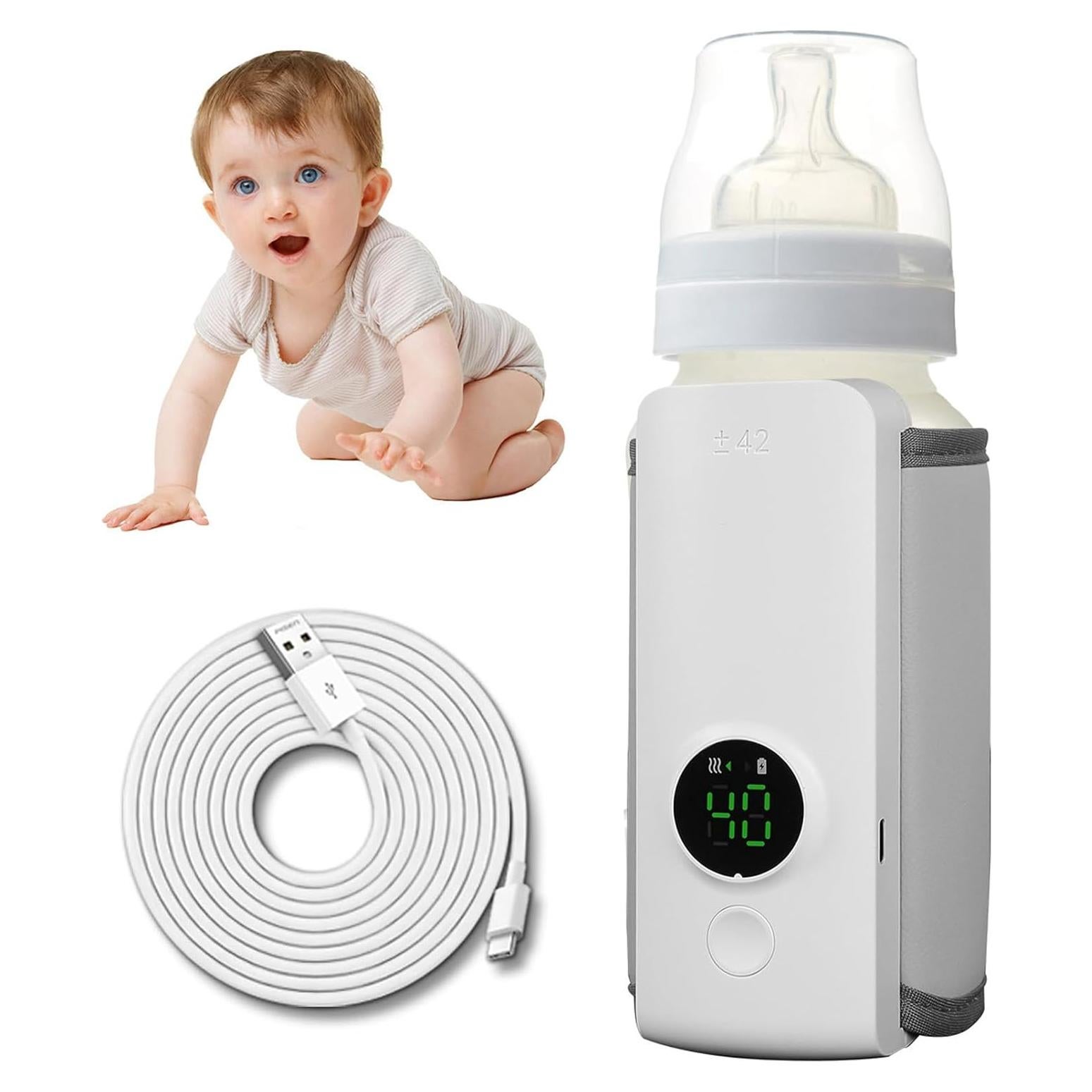 Calentador de Botellas Portátil TeqHome YP-5100-M1 6000mAh