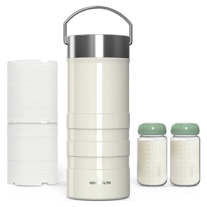 Enfriador de Leche Materna Portátil 22oz PBMC-01-022 con 2 Botellas