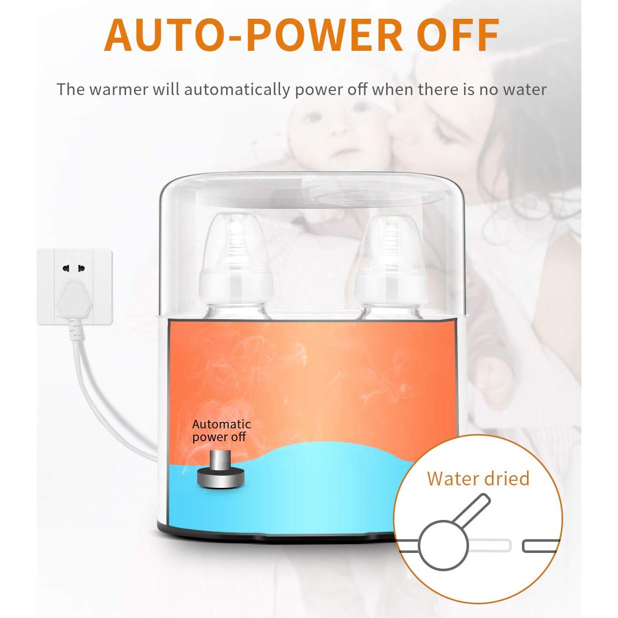 Calentador de Biberones Doble 6 en 1 Nubite Rosa 24H