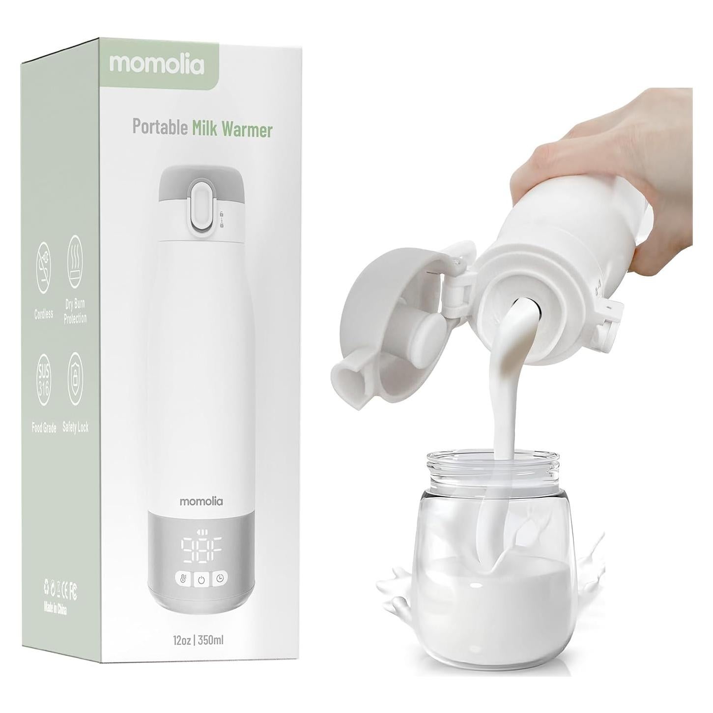 Calentador de Botellas Portátil Momolia 9000mAh 24.9cm