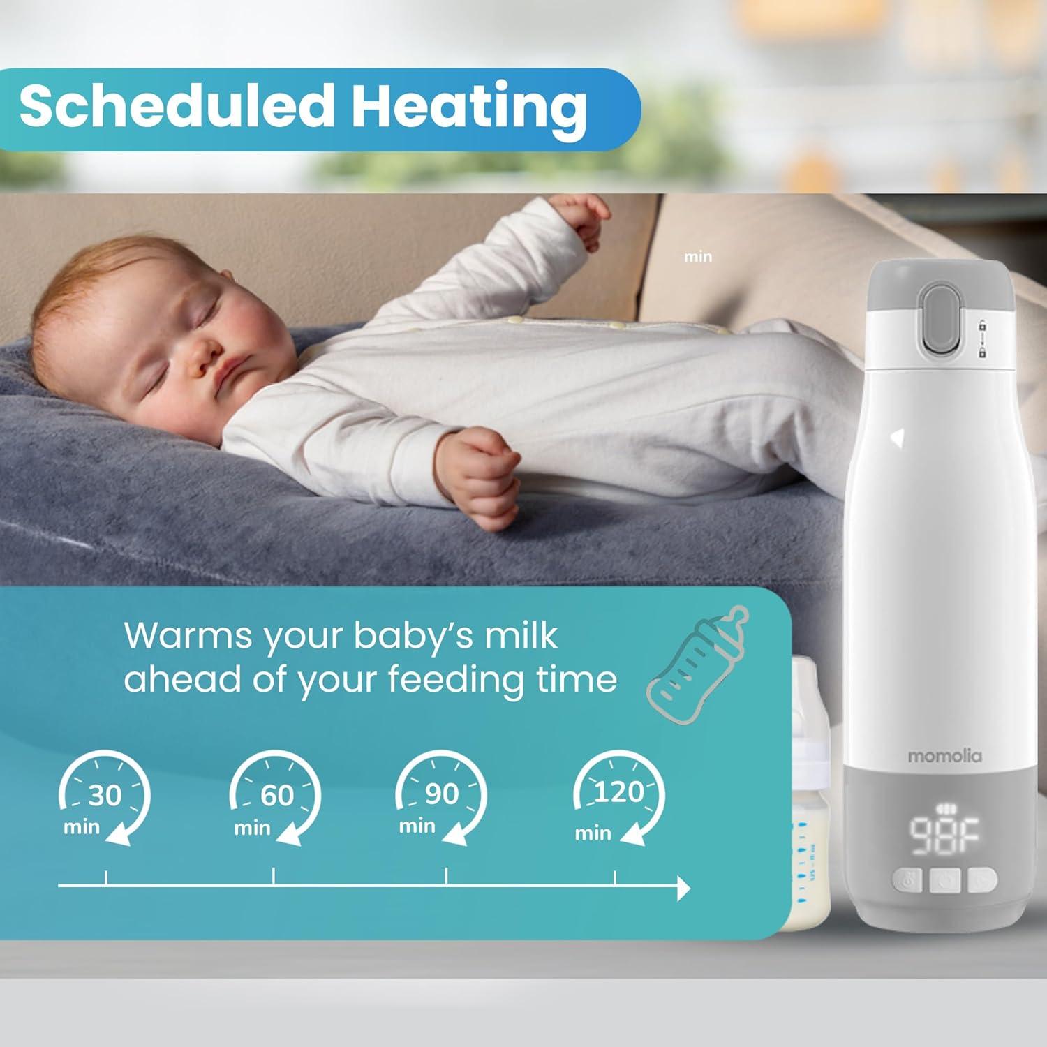 Calentador de Botellas Portátil Momolia 9000mAh 24.9cm