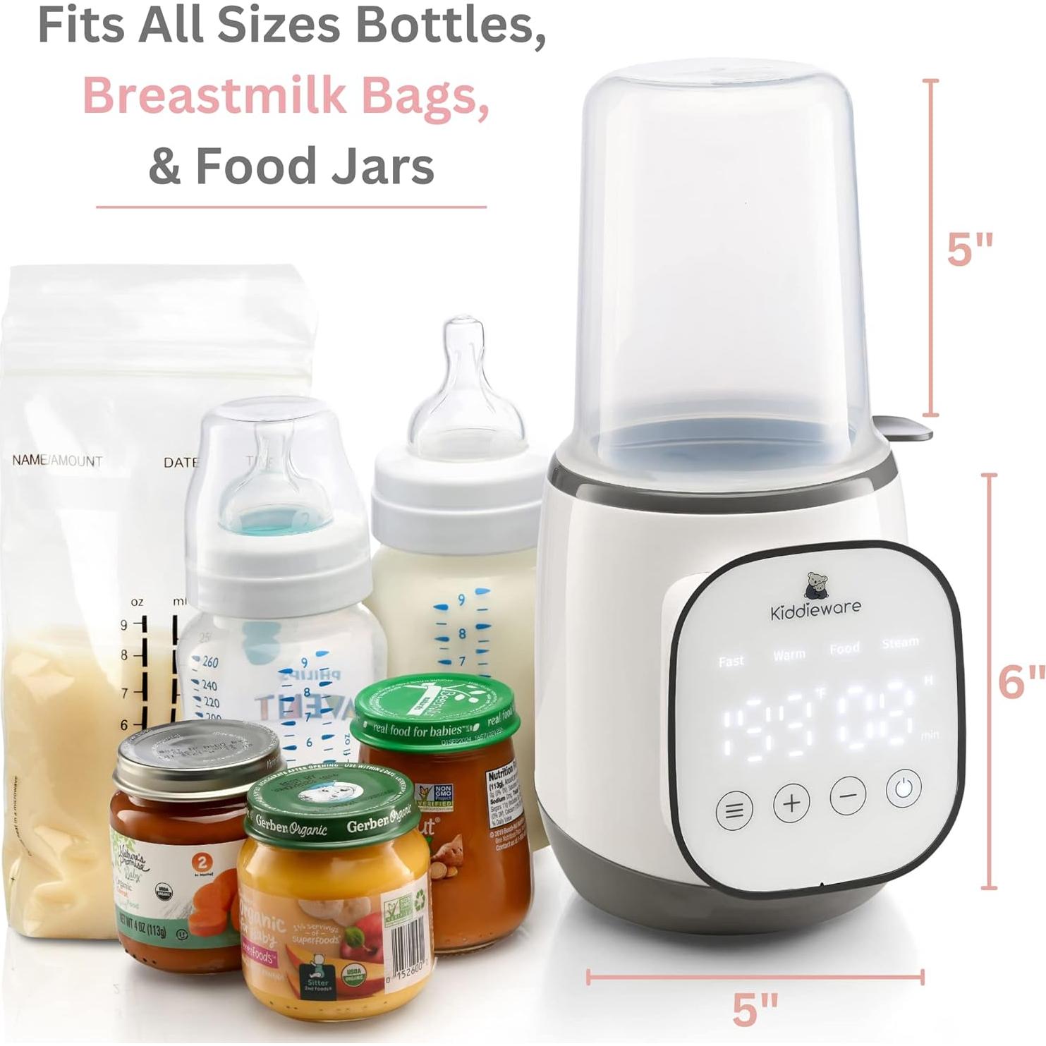 Calentador de Biberones 5 en 1 BOTW001W - Control Inteligente