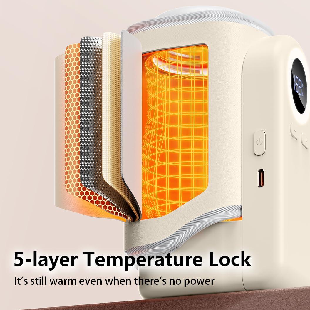 Calentador de Botellas de Bebé Portátil 4-en-1 USB Verde