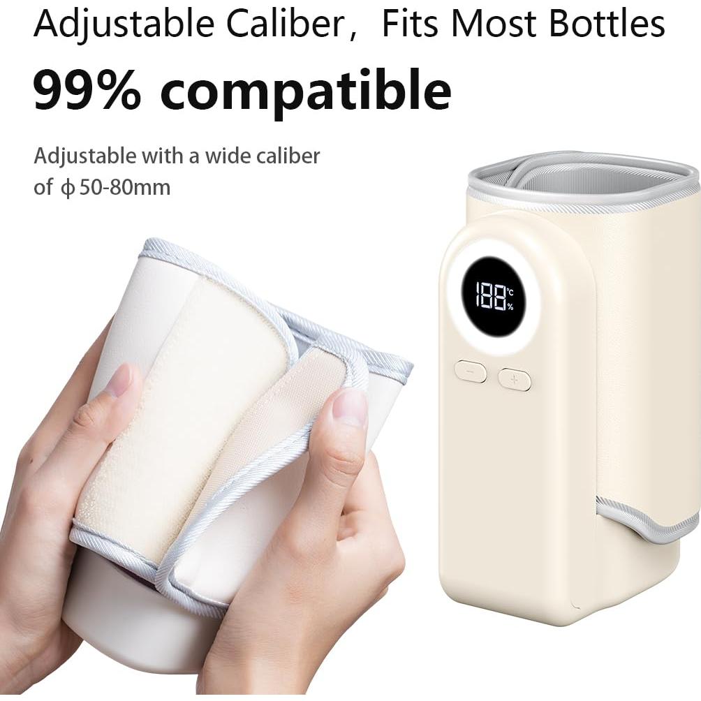 Calentador de Botellas de Bebé Portátil 4-en-1 USB Verde