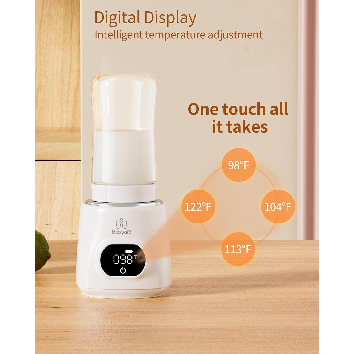 Calentador de Botellas Inalámbrico Babyaid 100W 13500mAh