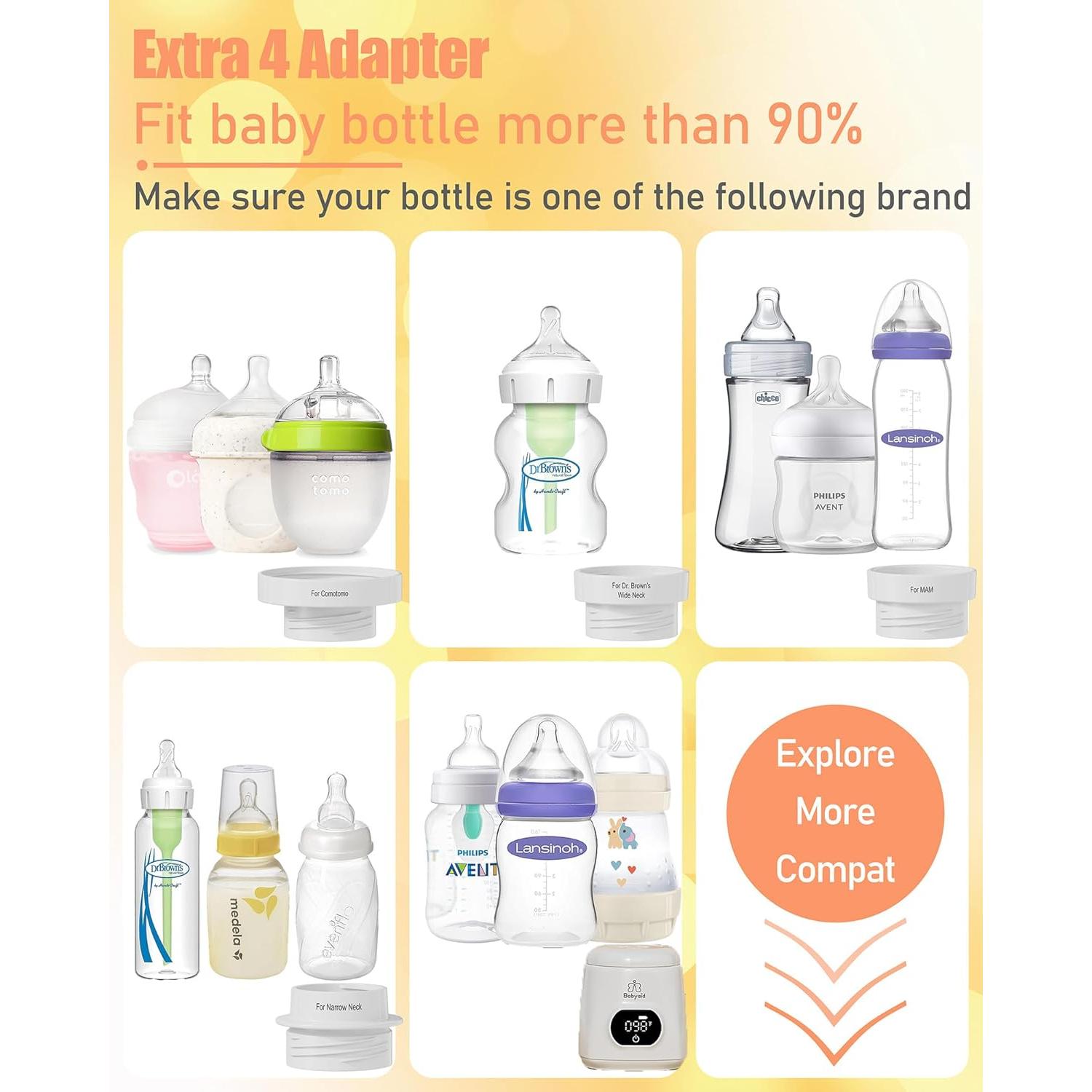 Calentador de Botellas Inalámbrico Babyaid 100W 13500mAh