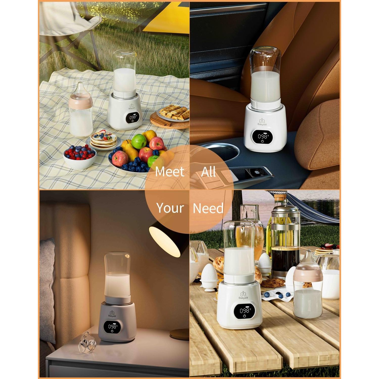 Calentador de Botellas Inalámbrico Babyaid 100W 13500mAh