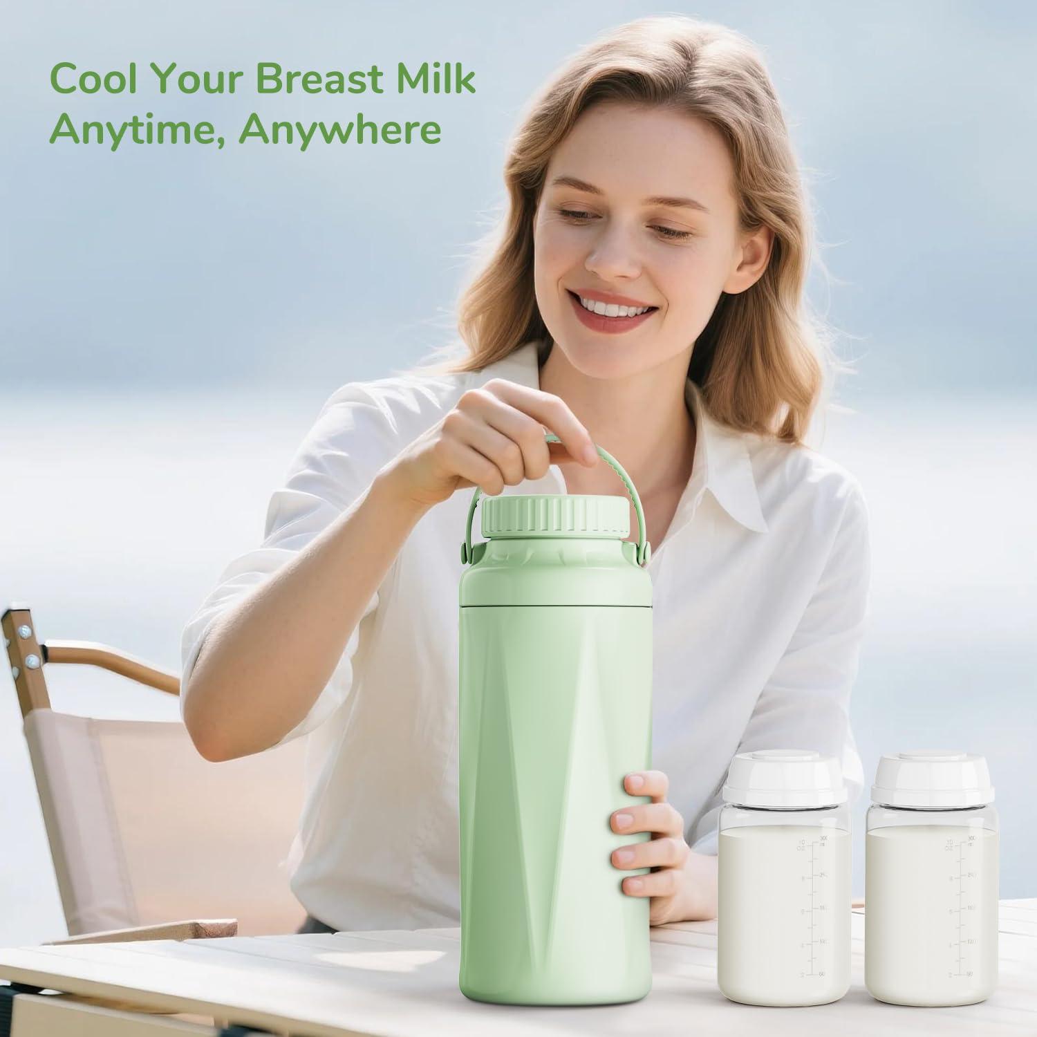 Enfriador de Leche Materna Portátil Easyvava 22oz - 24h Fresco