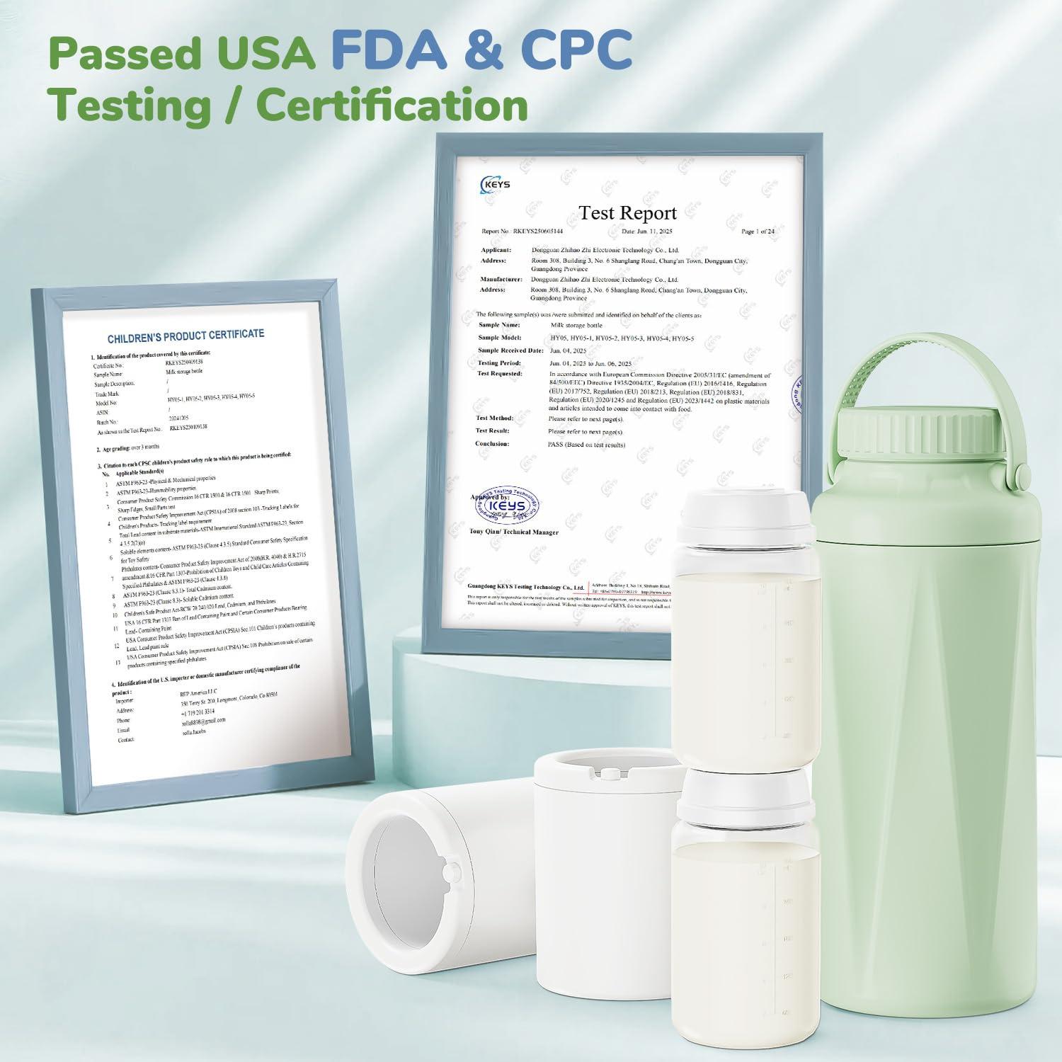 Enfriador de Leche Materna Portátil Easyvava 22oz - 24h Fresco