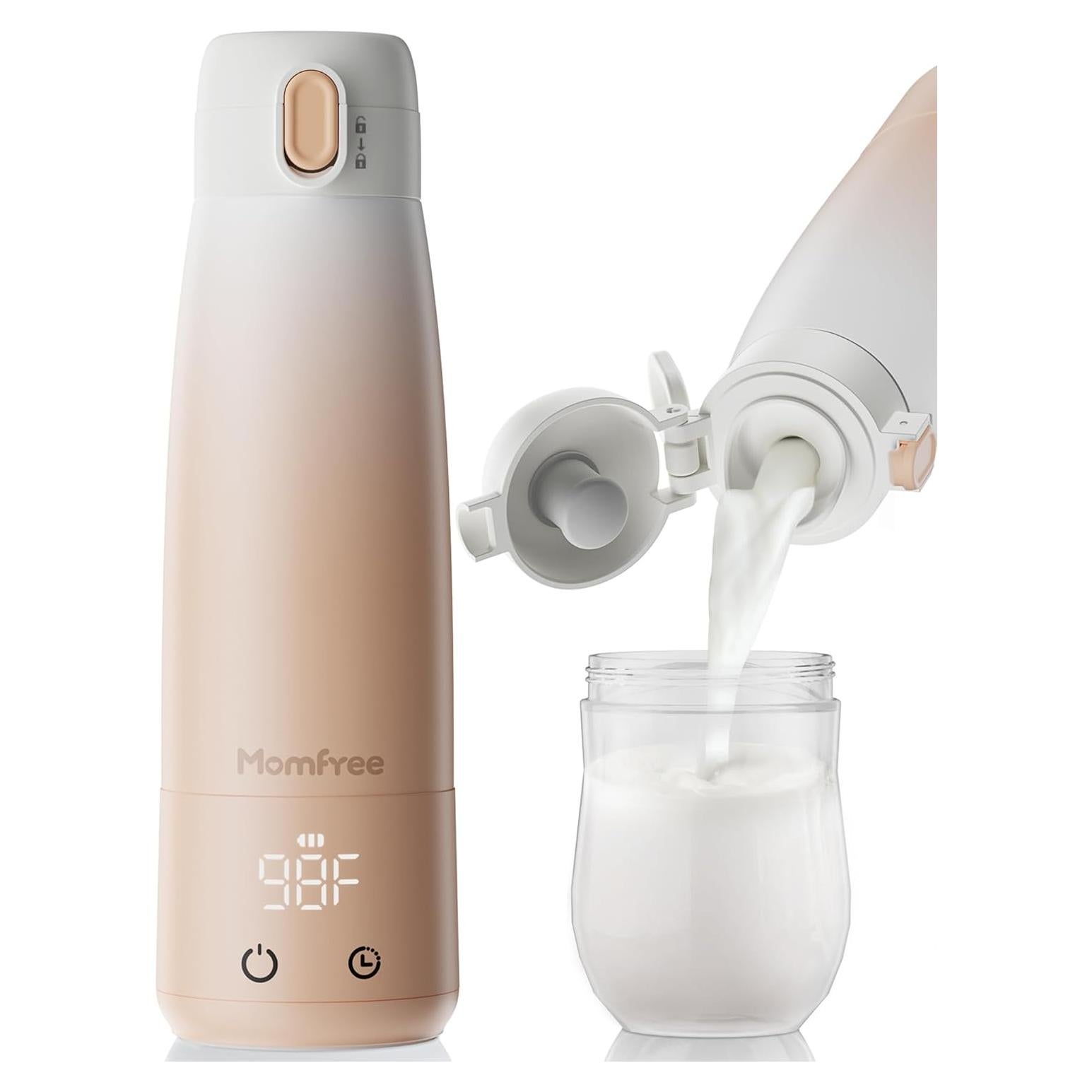 Calentador de Leche Portátil Momfree MF006 Naranja 340ml 9000mAh