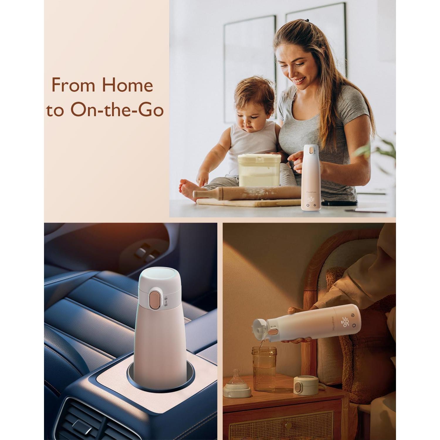 Calentador de Leche Portátil Momfree MF006 Naranja 340ml 9000mAh