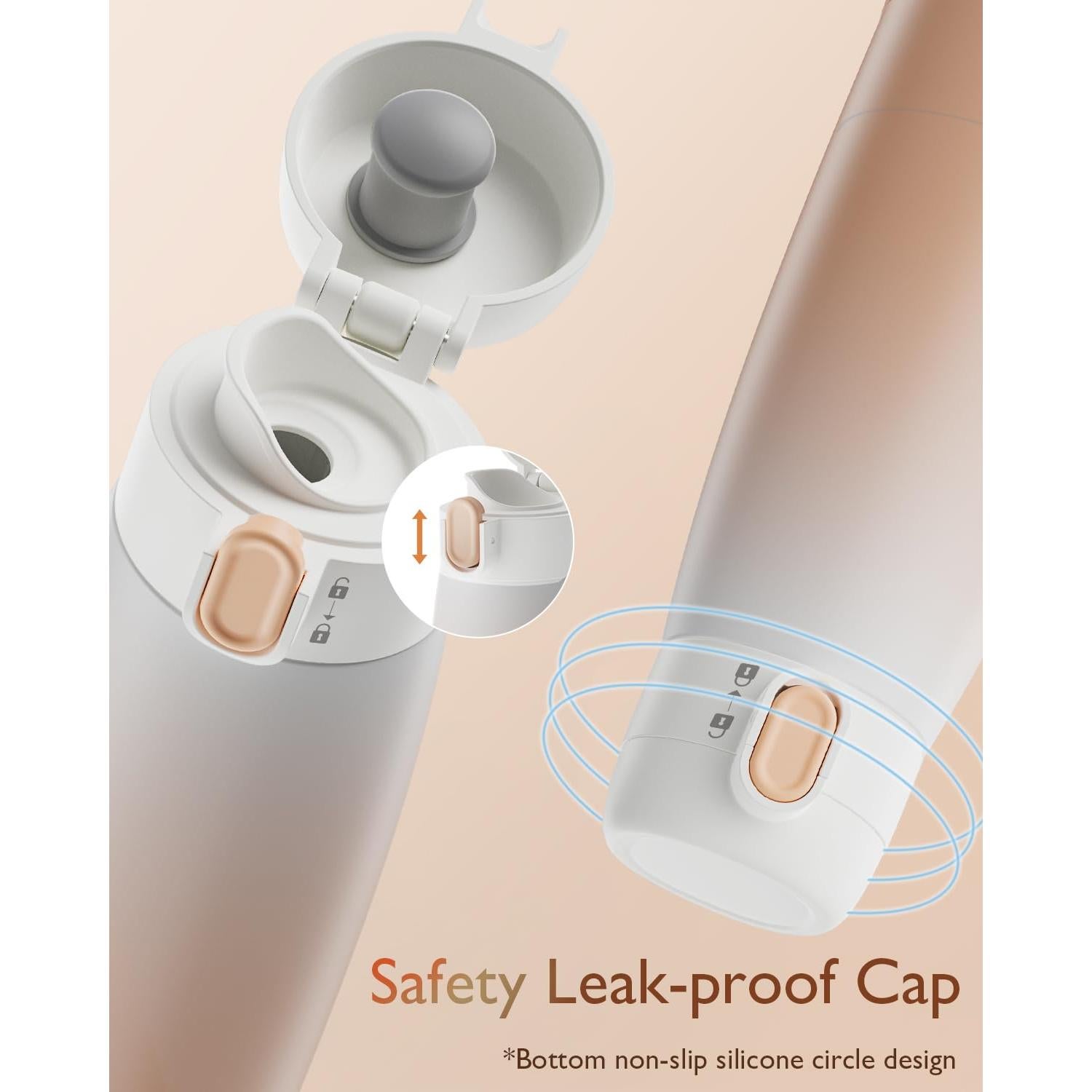 Calentador de Leche Portátil Momfree MF006 Naranja 340ml 9000mAh