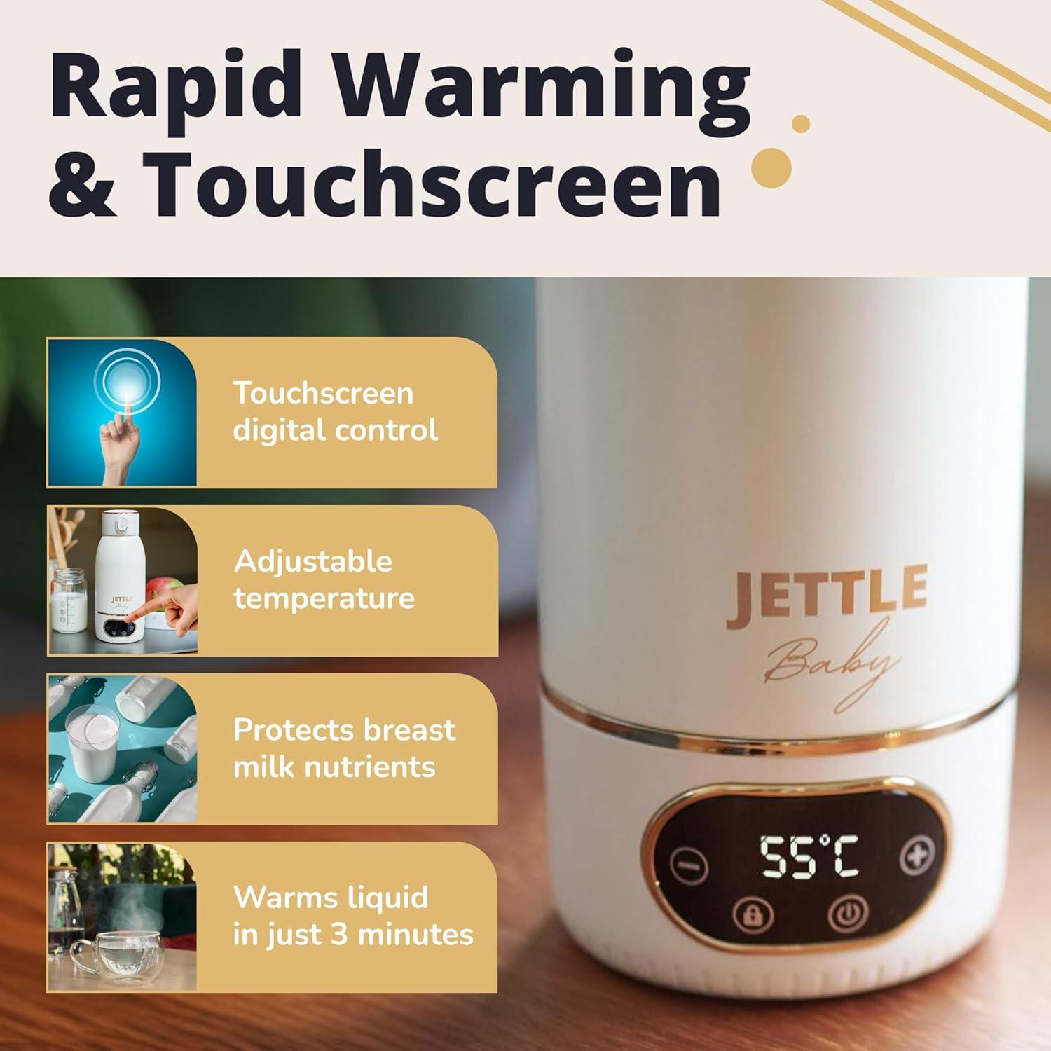 Calentador de Leche Inalámbrico Portátil 500ml Acero Inoxidable