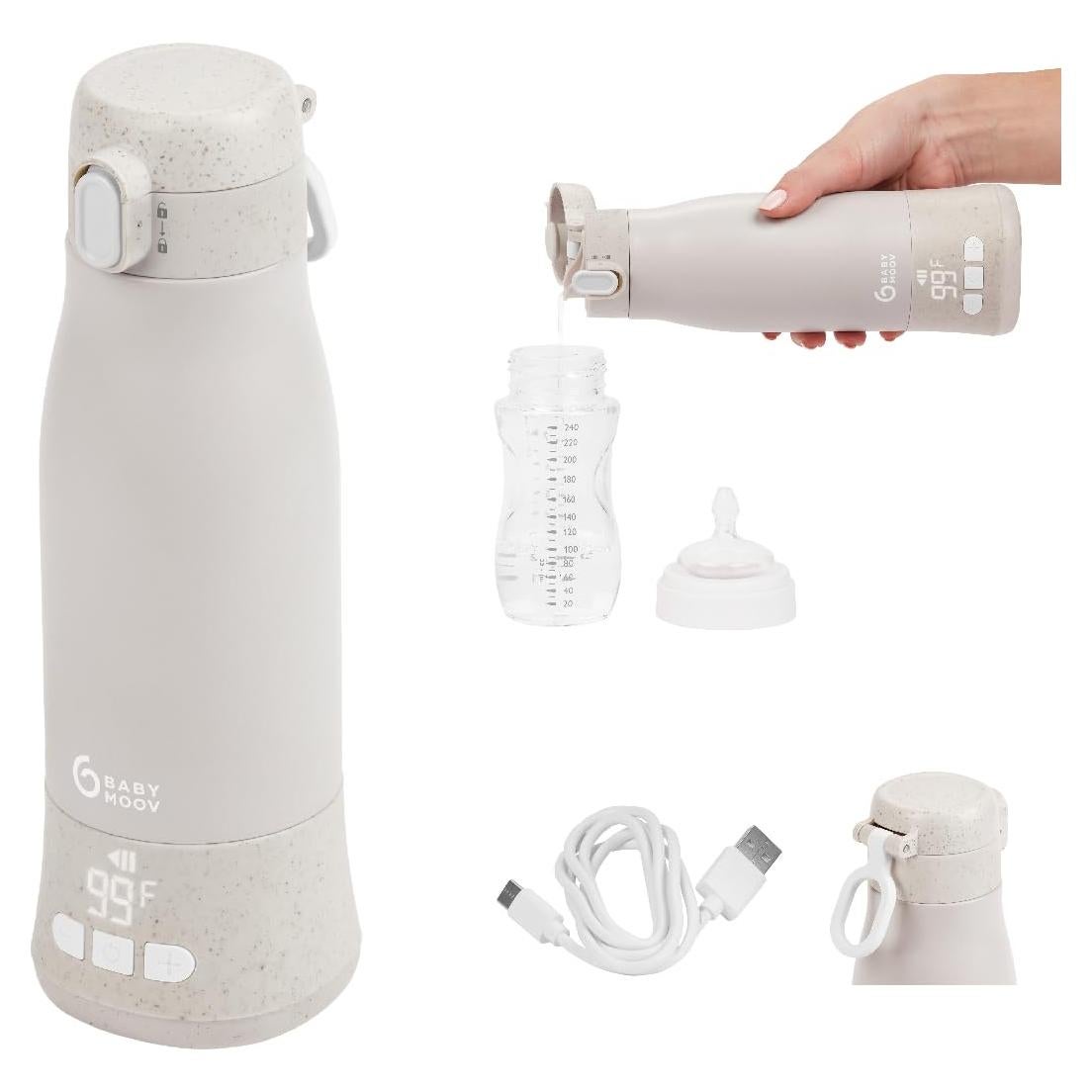 Calentador de Biberones Portátil Babymoov Moov & Feed 340ml