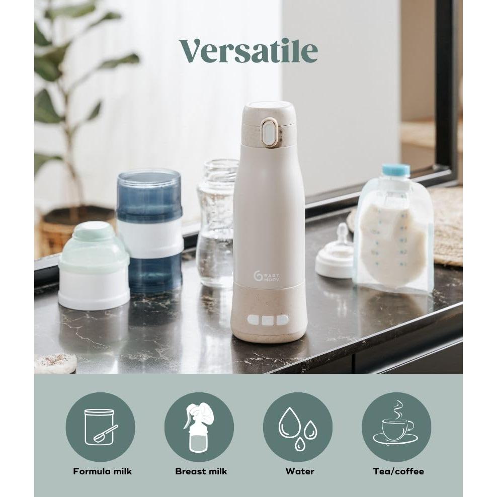 Calentador de Biberones Portátil Babymoov Moov & Feed 340ml