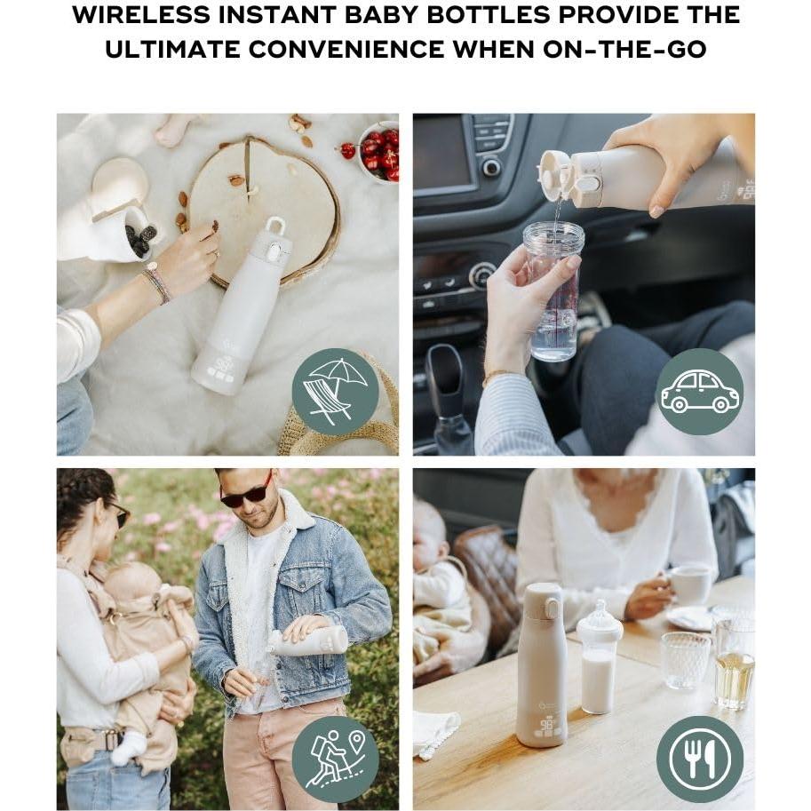 Calentador de Biberones Portátil Babymoov Moov & Feed 340ml