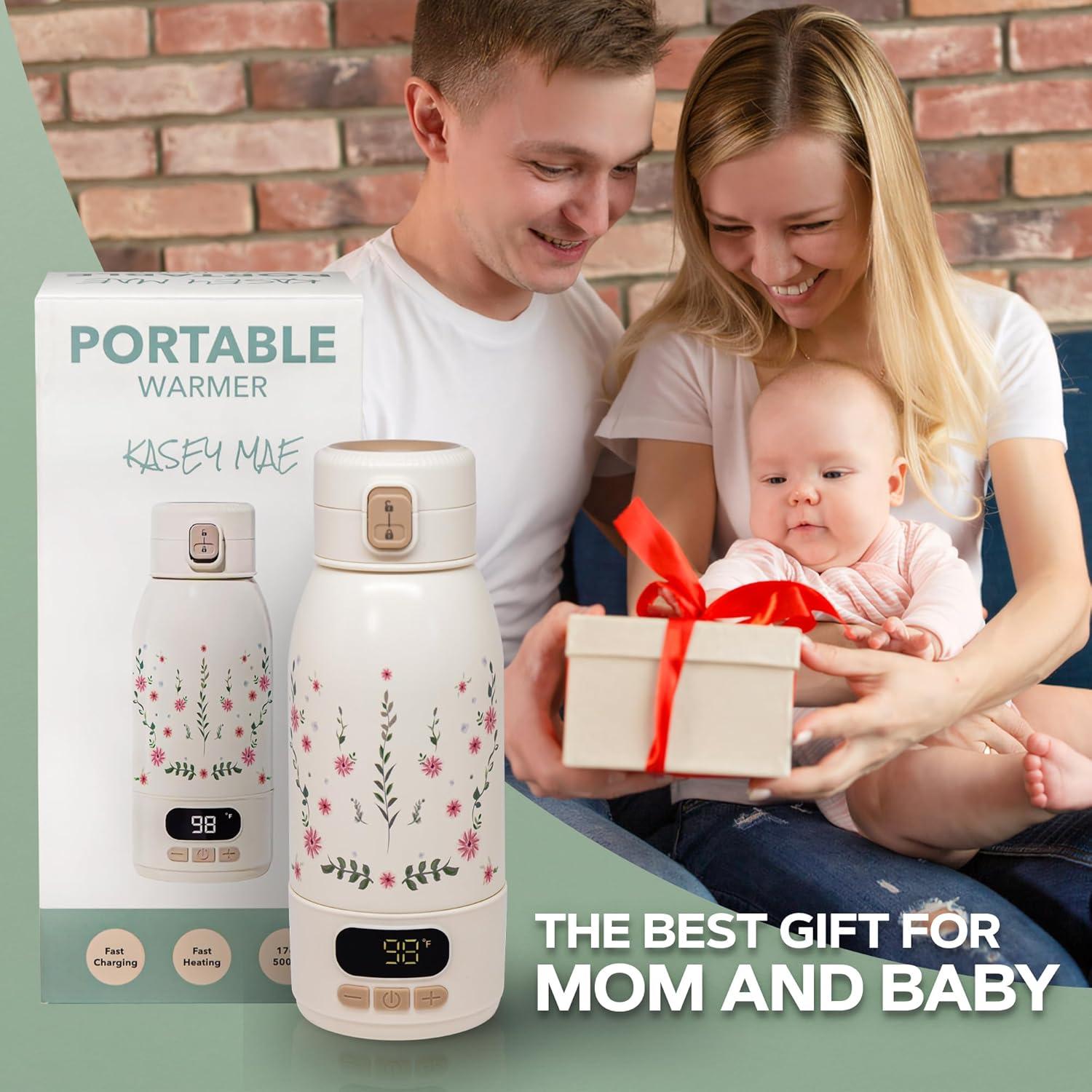 Calentador de Botellas Portátil Kasey Mae 500ml Carga Rápida