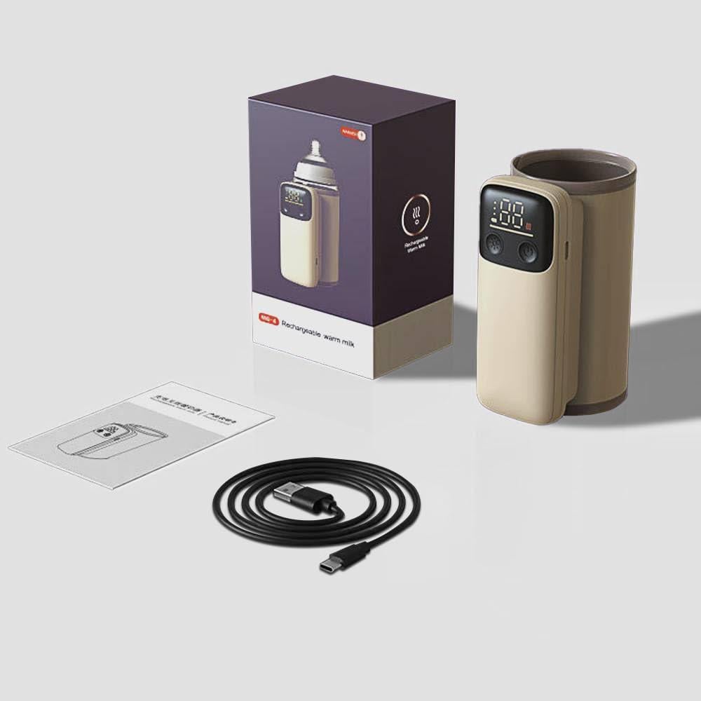 Calentador de Botellas Portátil para Bebés - 6 Temperaturas LED