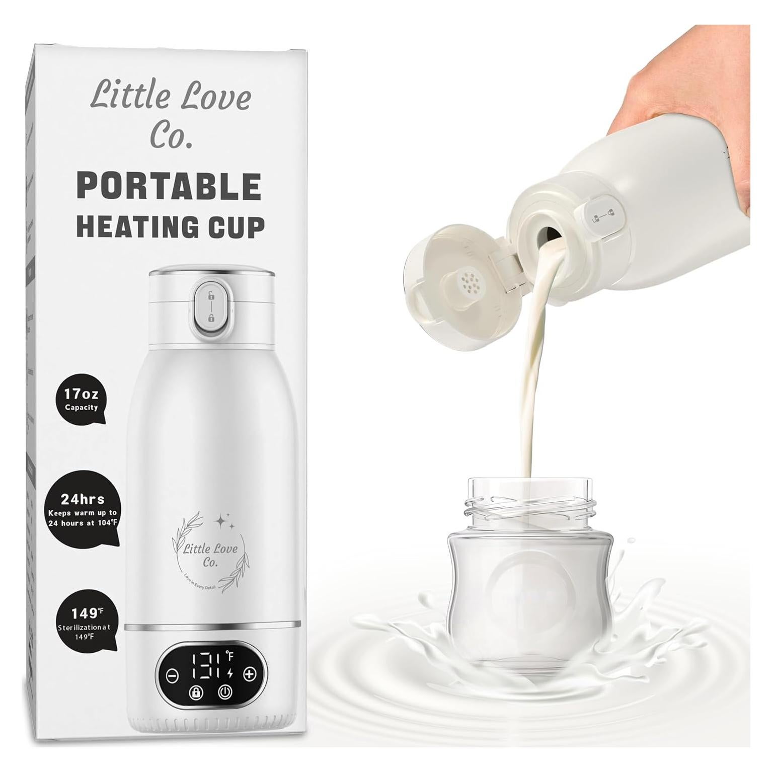 Calentador de Botellas de Bebé Portátil 500 ml - Control Táctil