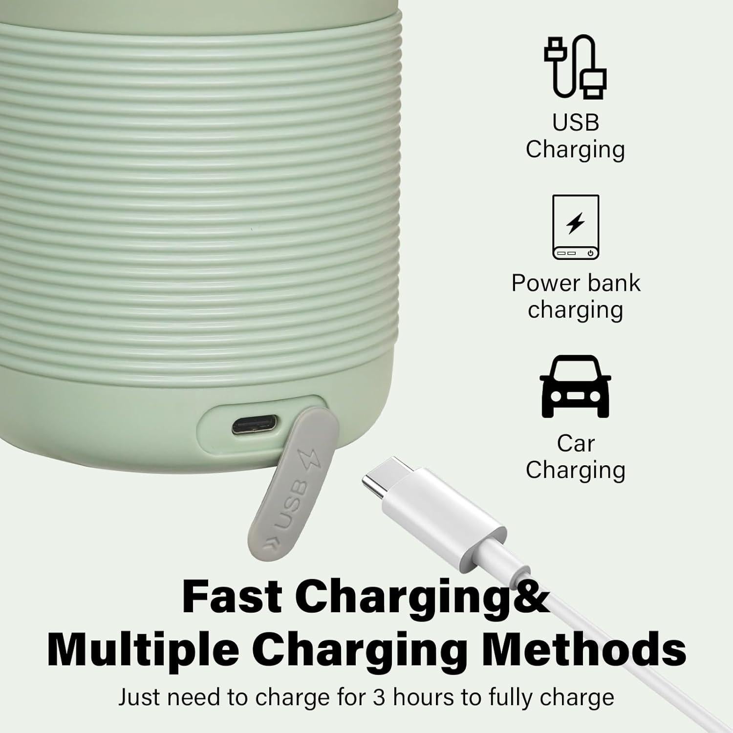 Calentador de Botellas Portátil CUXFLS 500ml - Calentamiento Rápido