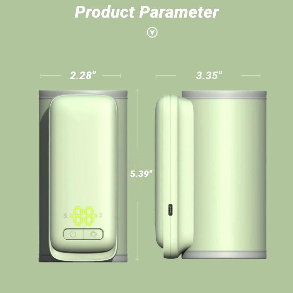 Calentador de Biberones Portátil USB 6000mAh con Pantalla LCD