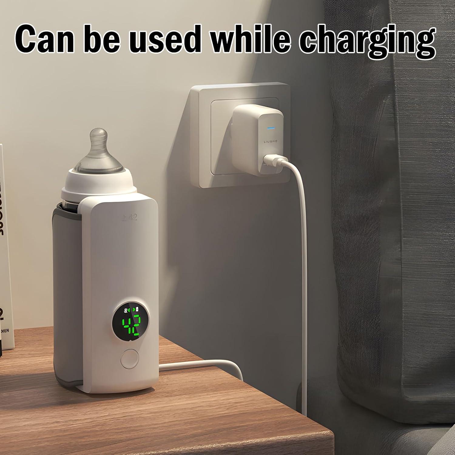 Calentador de Botellas Portátil para Leche Materna 6000mAh