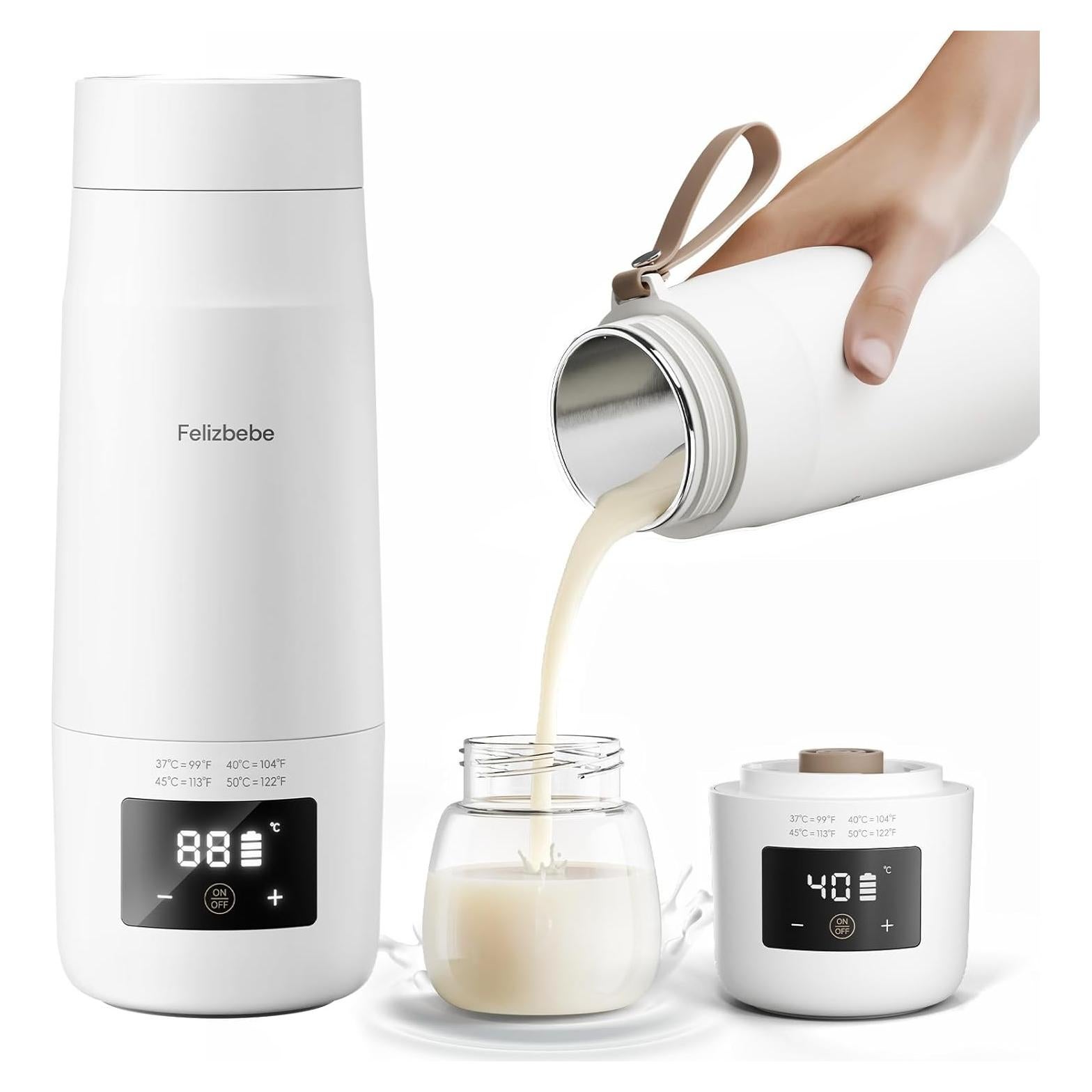 Calentador de Botellas Portátil Felizbebe 0.3L Desmontable