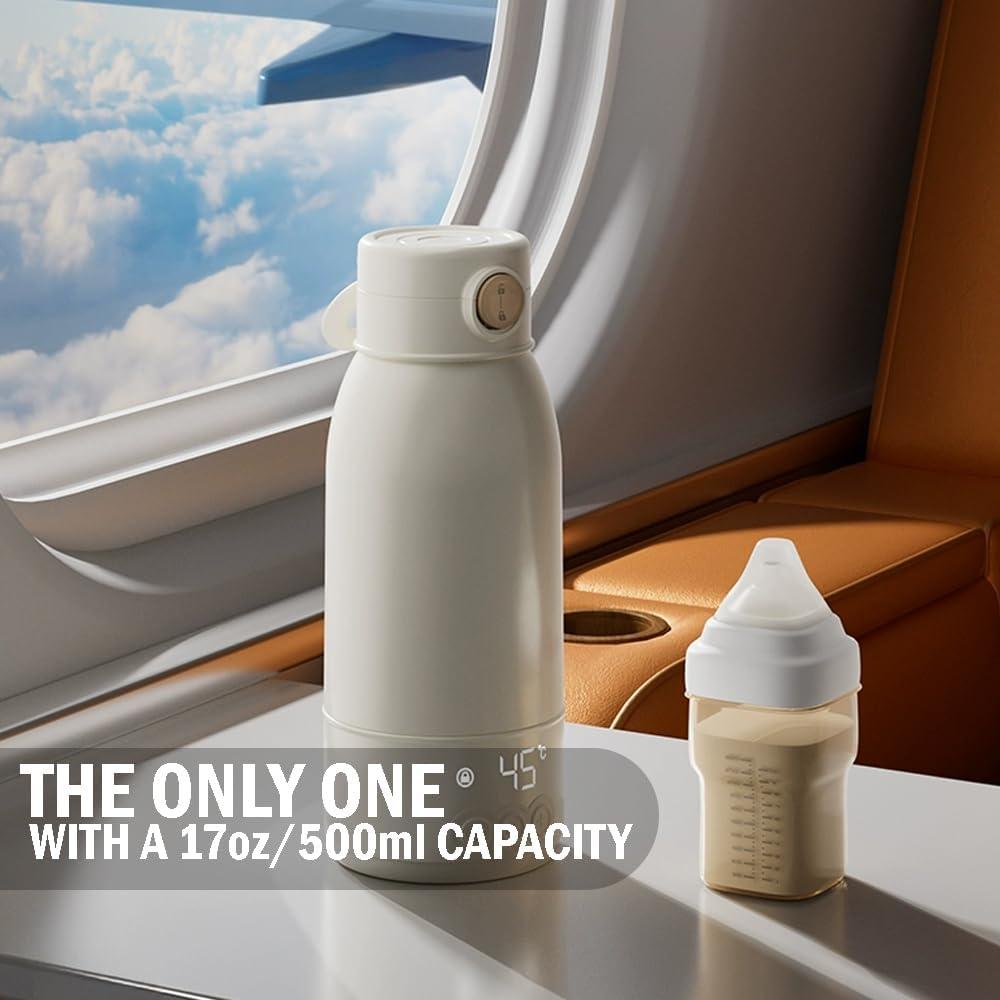 Calentador de Leche y Agua Portátil Genérico 17oz (504ml) Rápido