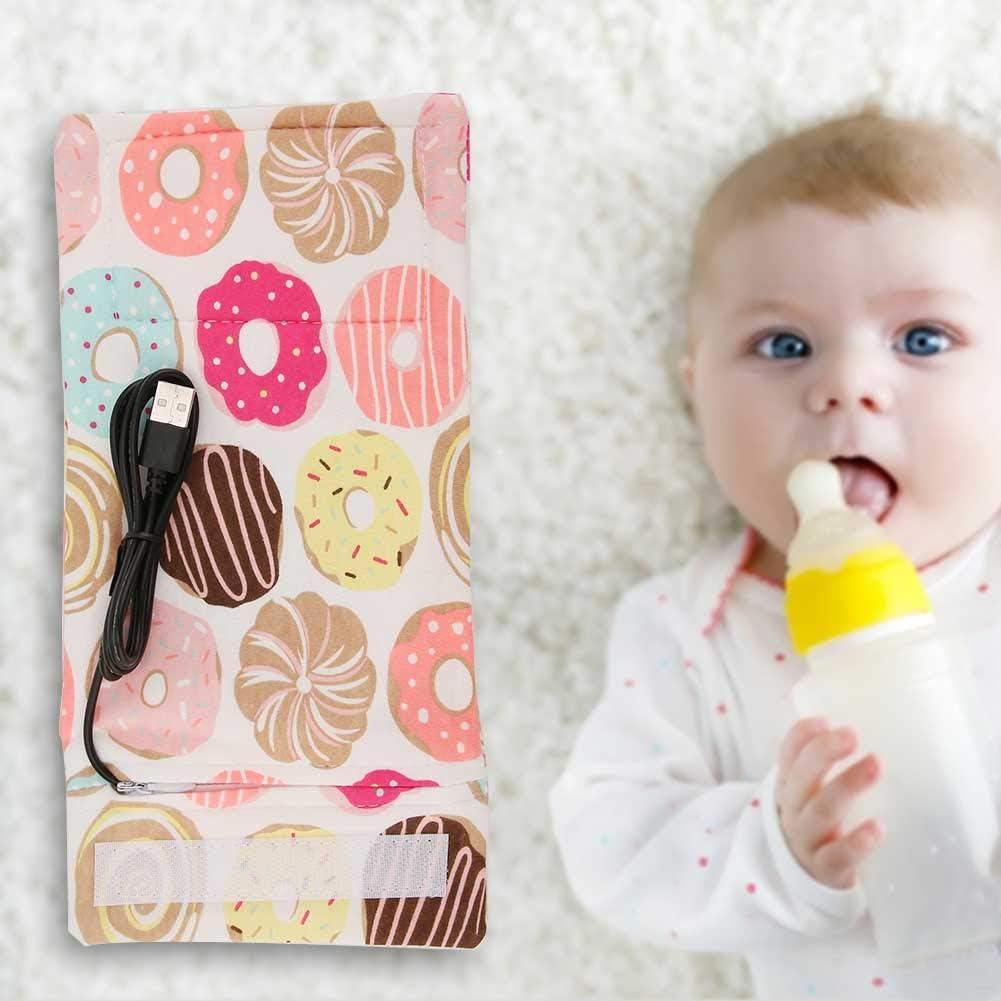 Calentador de Botellas USB Hilitand Donut para Bebés 40°C