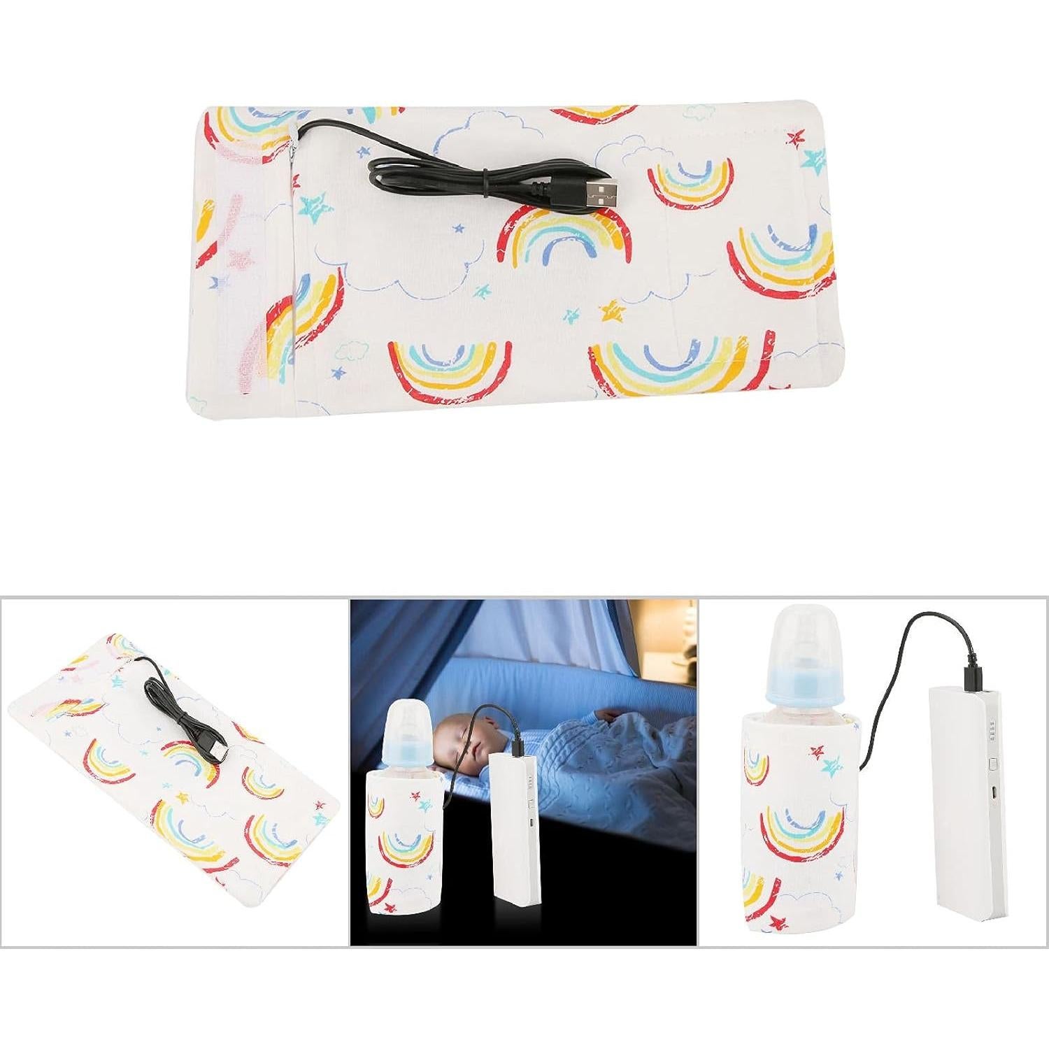 Calentador de Botellas USB Hilitand para Bebés - Rojo