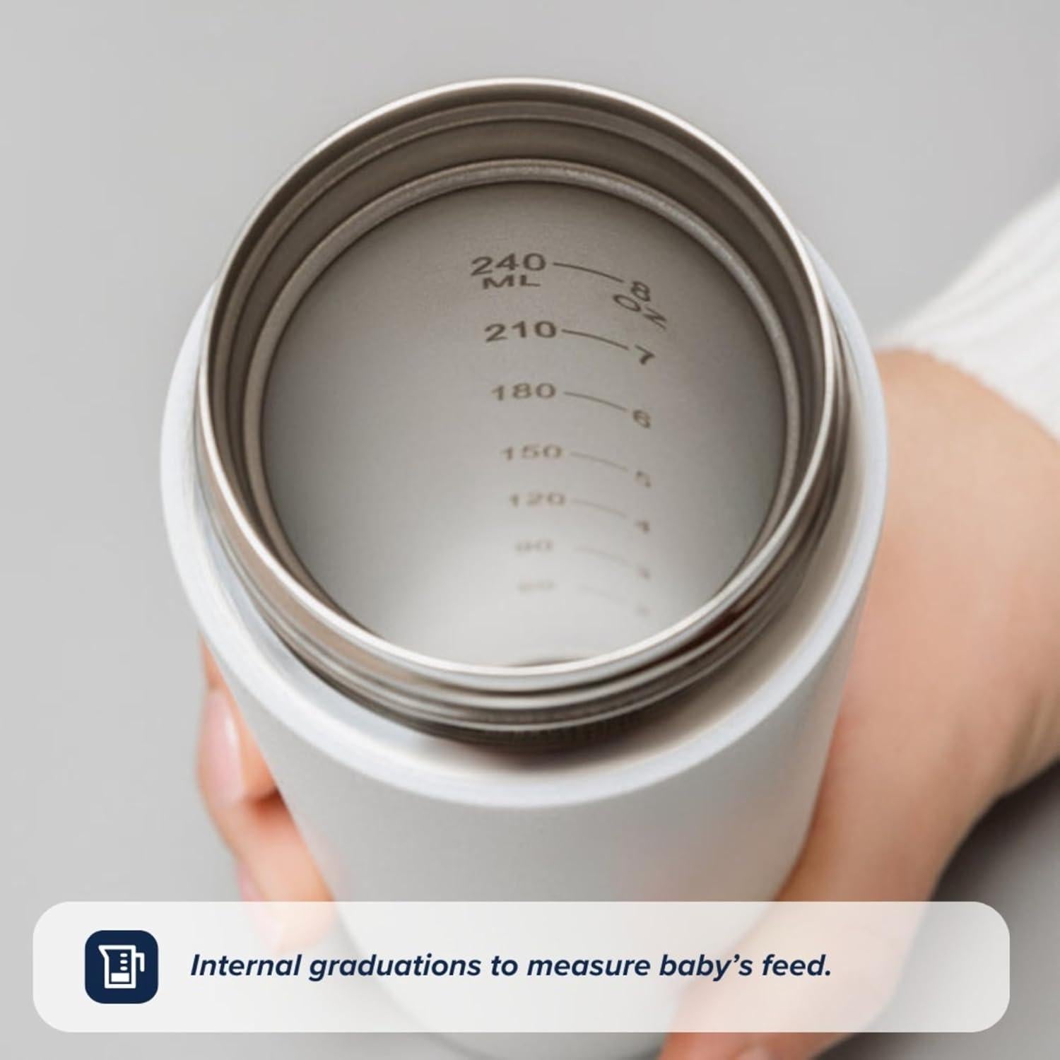 Fabricante de Biberones Portátil Nuby RapidCool - Acero Inoxidable