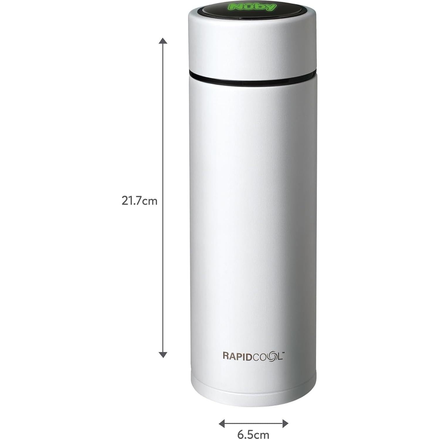 Fabricante de Biberones Portátil Nuby RapidCool - Acero Inoxidable