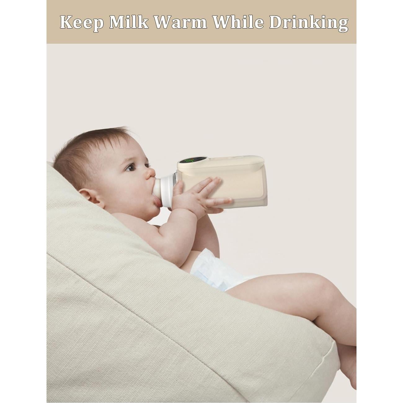 Calentador de Botellas Portátil AGWIM para Bebés 8000mAh