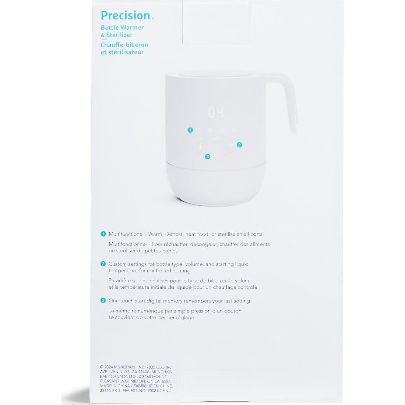 Calentador de Biberones Munchkin Precision Digital 0.99kg