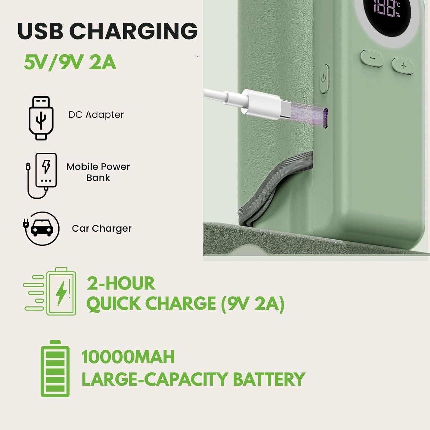 Calentador de Botellas Portátil Cozytots USB Inalámbrico 380g