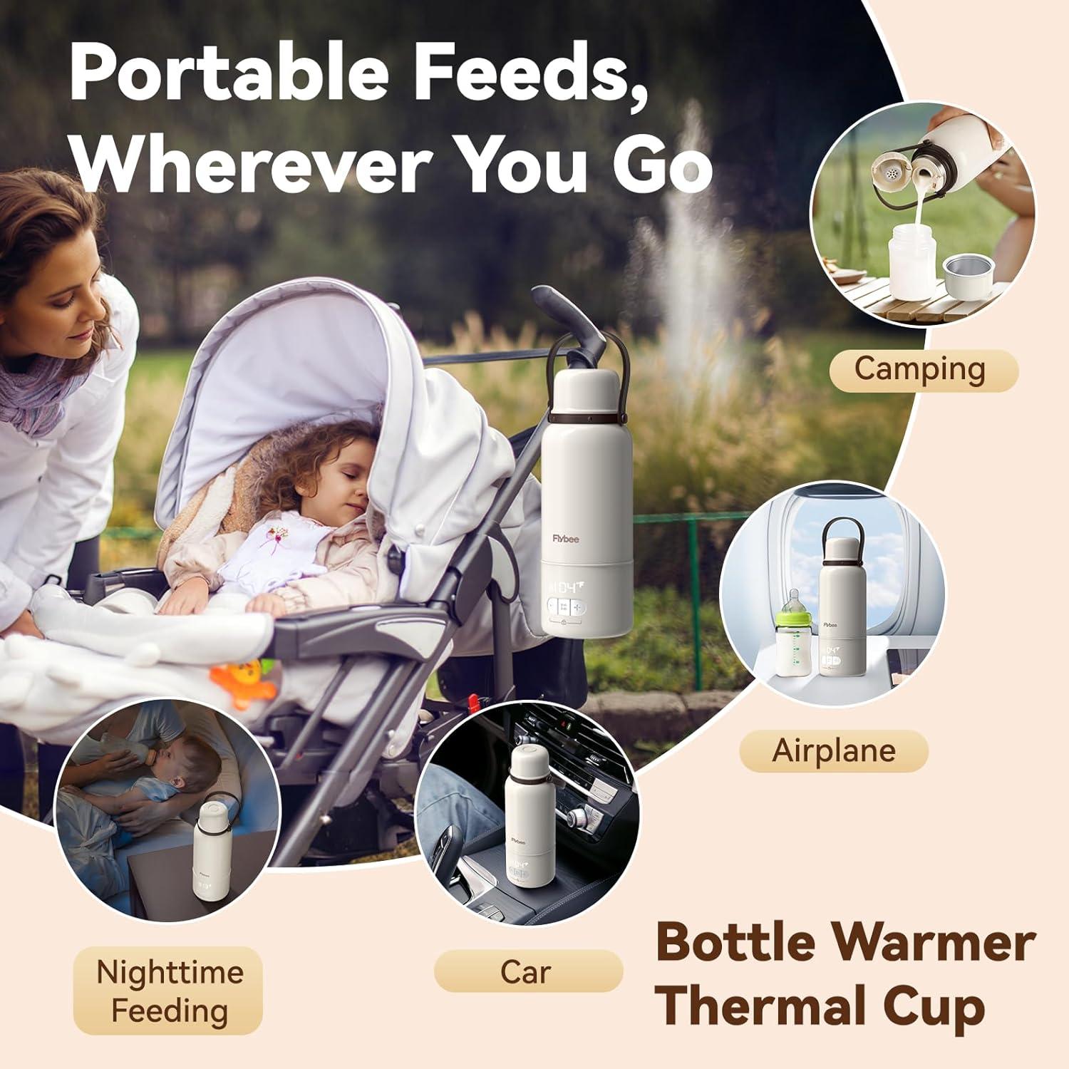 Calentador de Botellas Portátil Flybee 17oz 500mL Acero Inoxidable