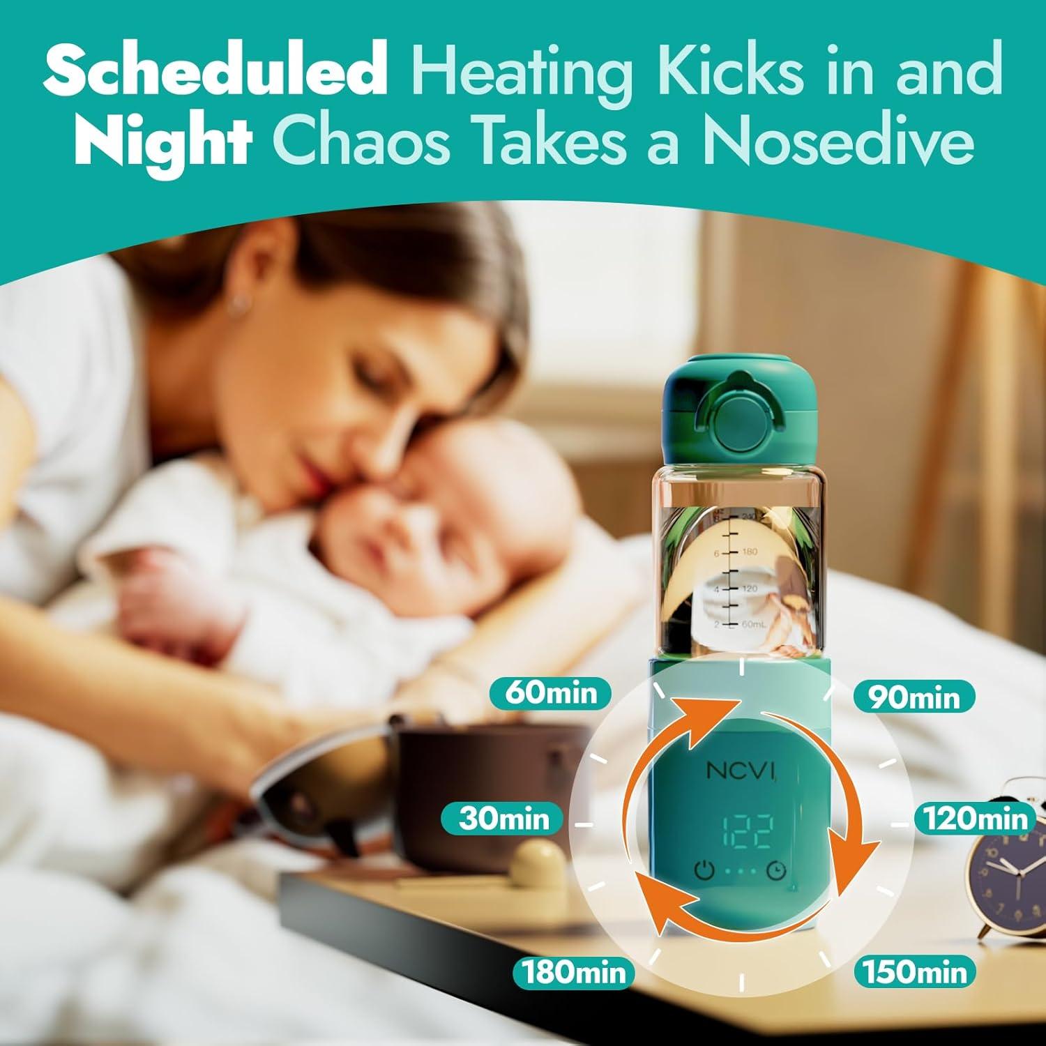 Calentador de Botellas Portátil NCVI USB para Bebés 240ml