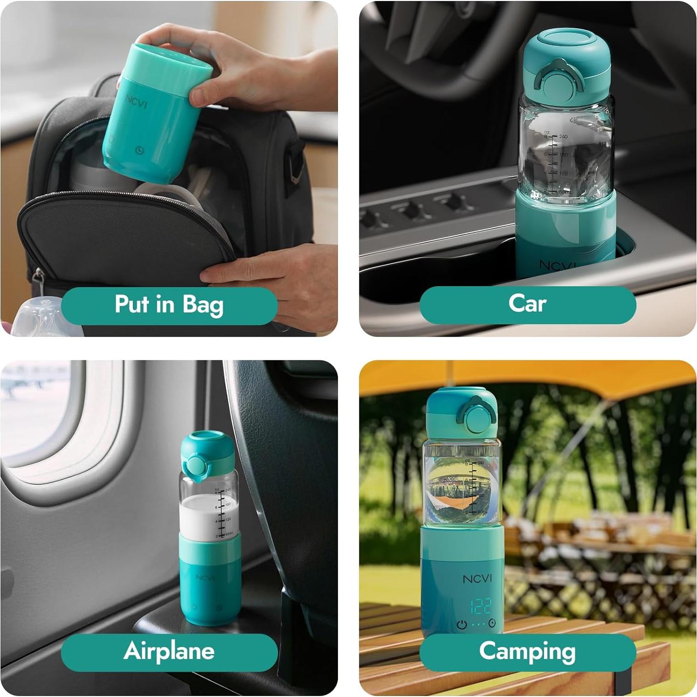 Calentador de Botellas Portátil NCVI USB para Bebés 240ml