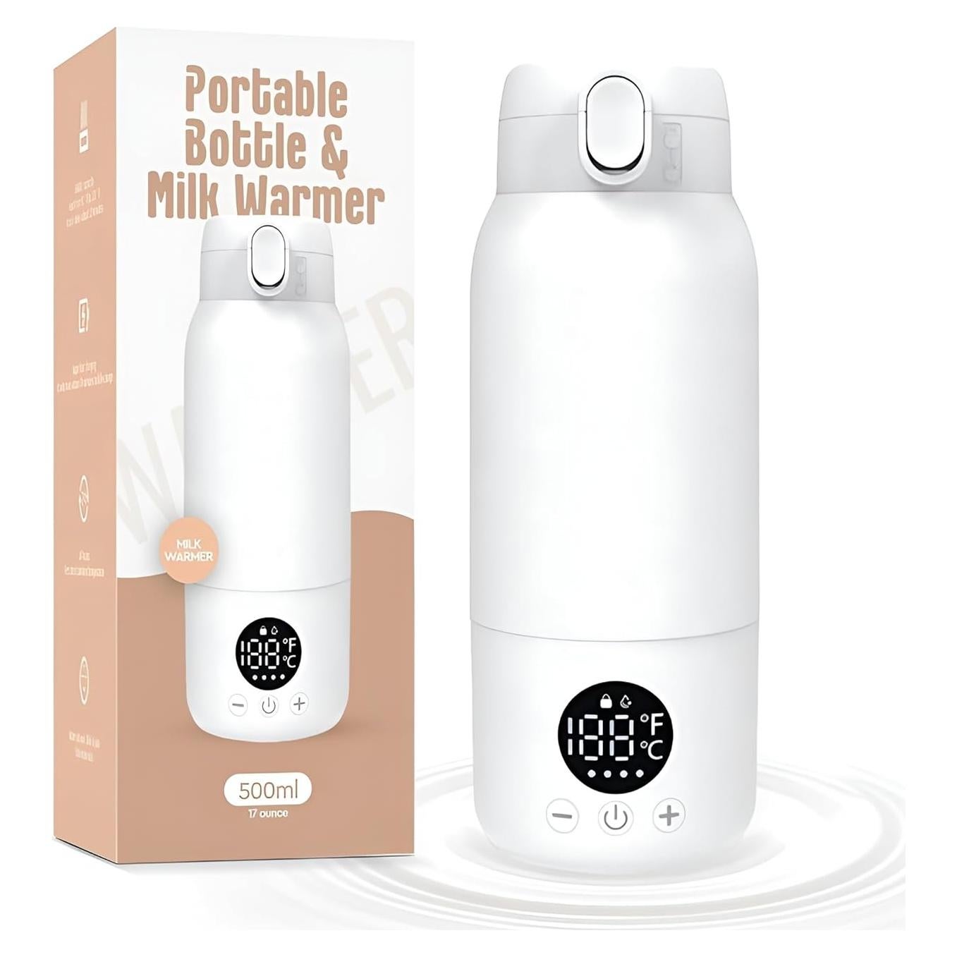 Calentador de Leche y Botellas Blivorra 500ml Portátil Rápido