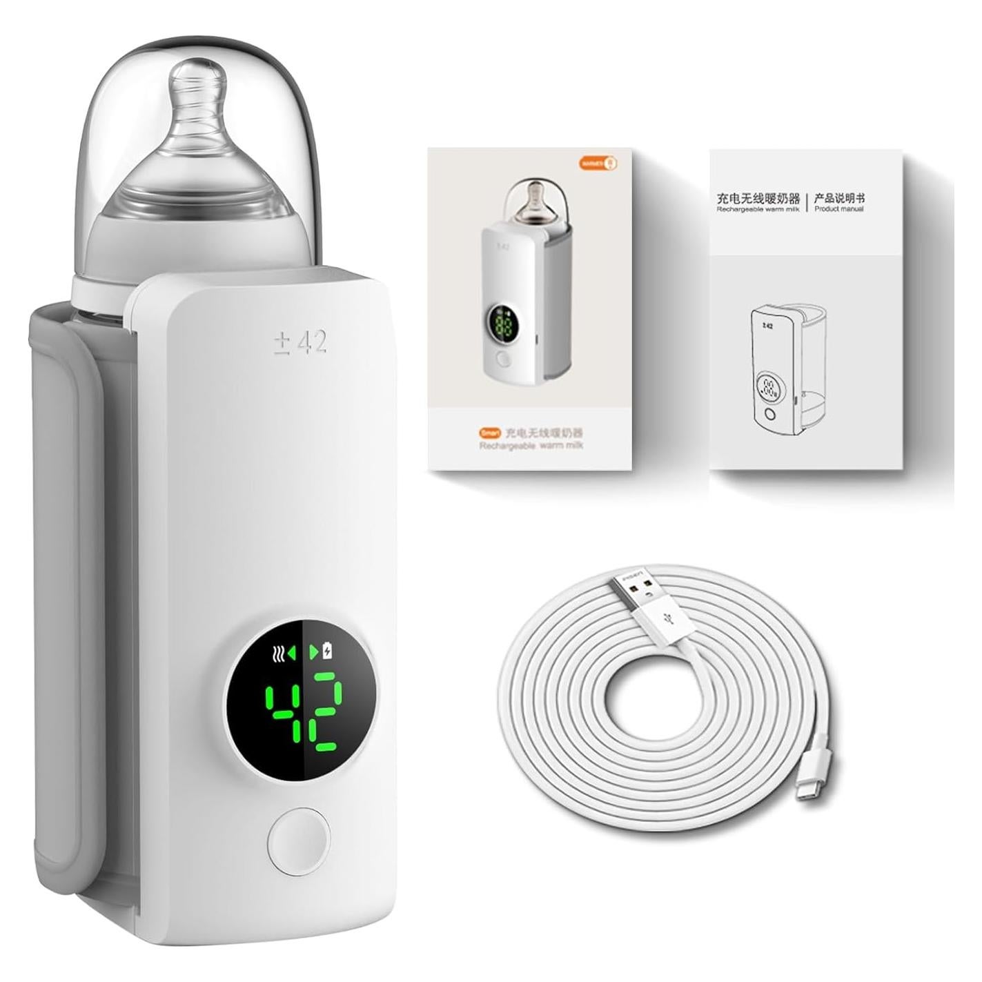 Calentador de Botellas Portátil 6000mAh 6 Temperaturas