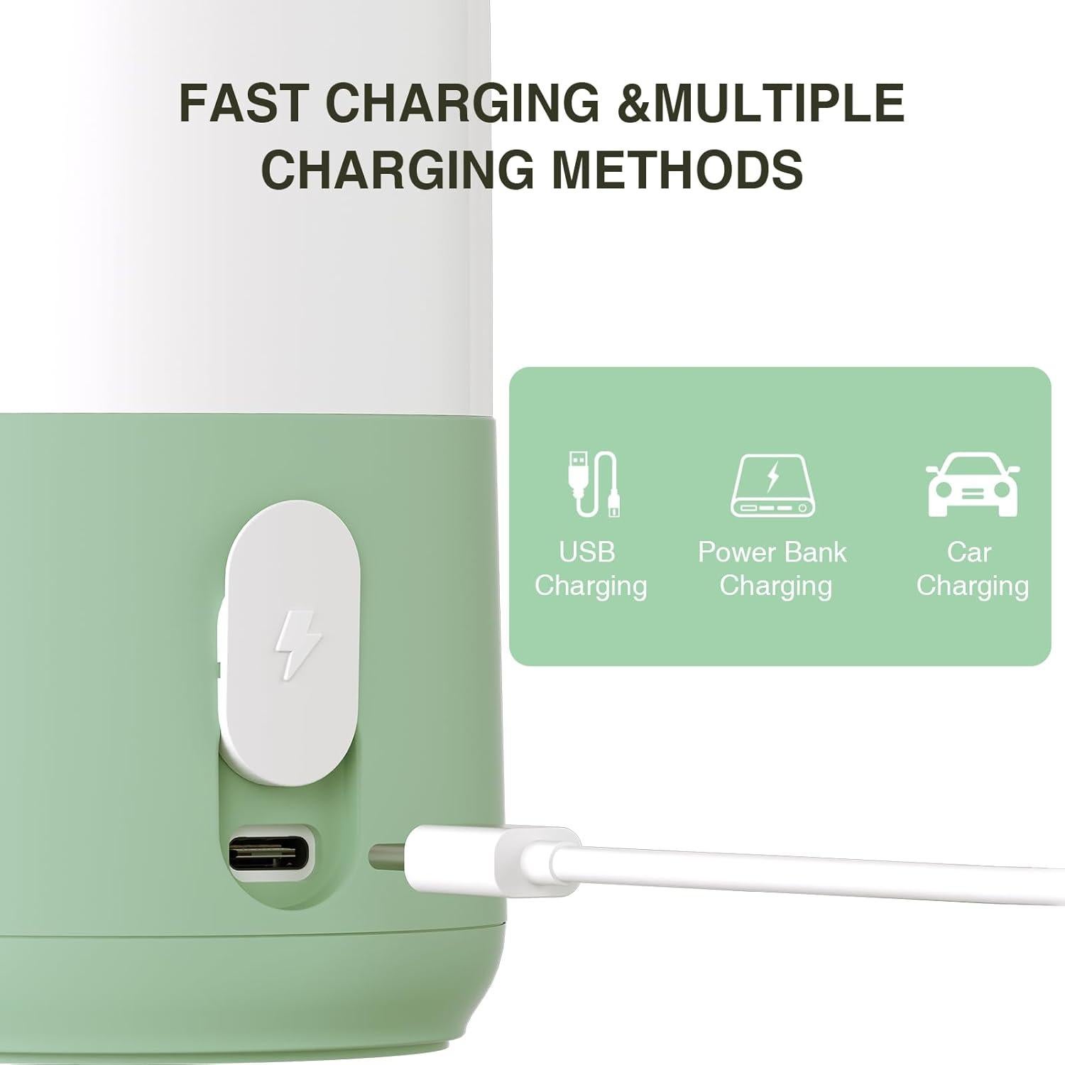 Calentador de Leche Portátil BRBLUERISE 12 oz Inalámbrico