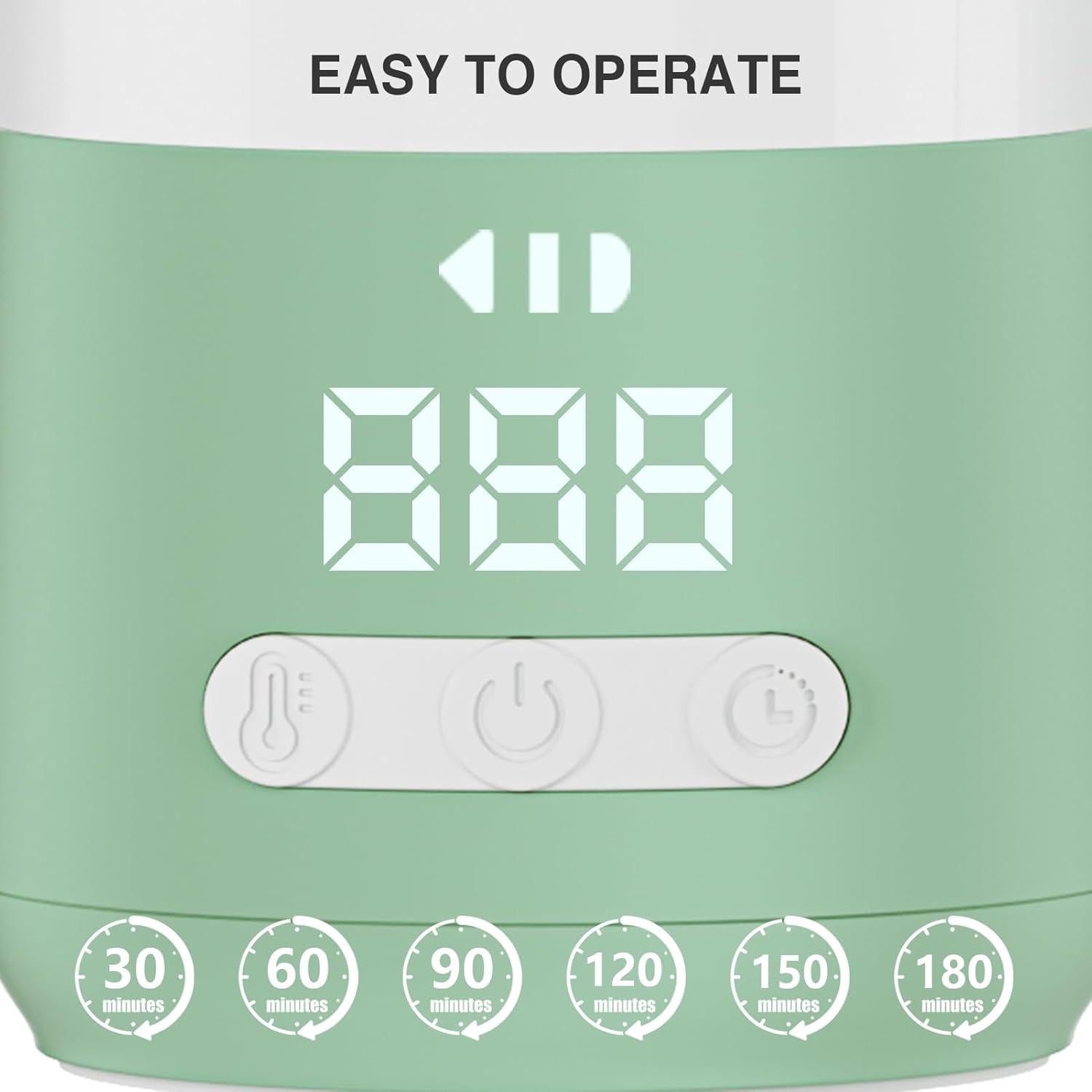 Calentador de Leche Portátil BRBLUERISE 12 oz Inalámbrico