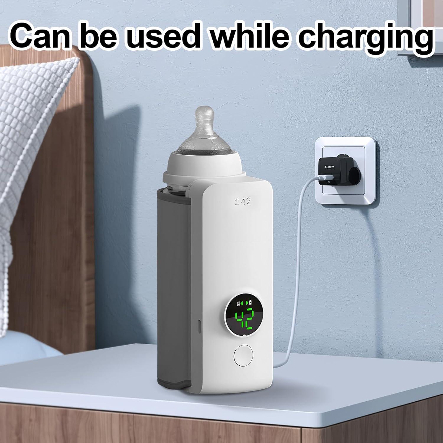 Calentador de Biberones Portátil Recargable 6000mAh - 42°C