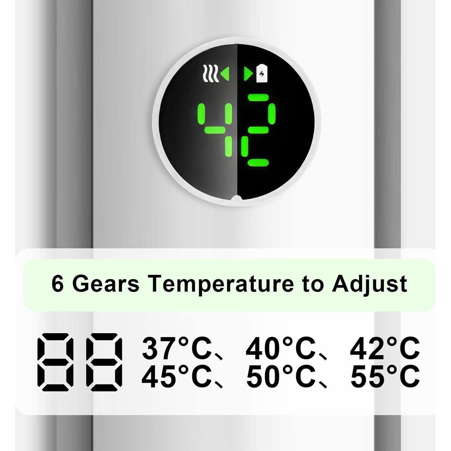 Calentador de Biberones Portátil Recargable 6000mAh - 42°C