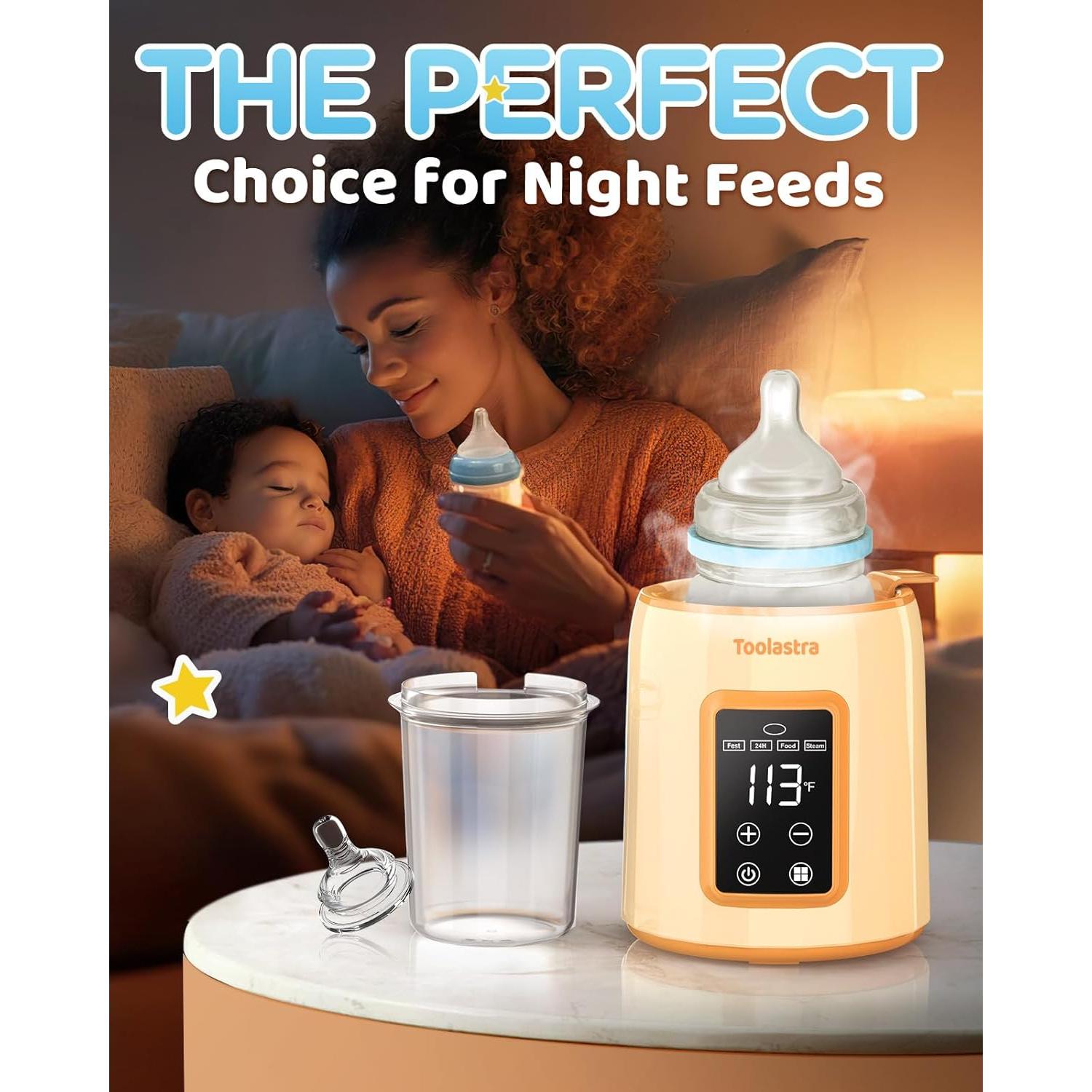 Calentador de Botellas Multifuncional Libre de BPA - Rápido y Preciso