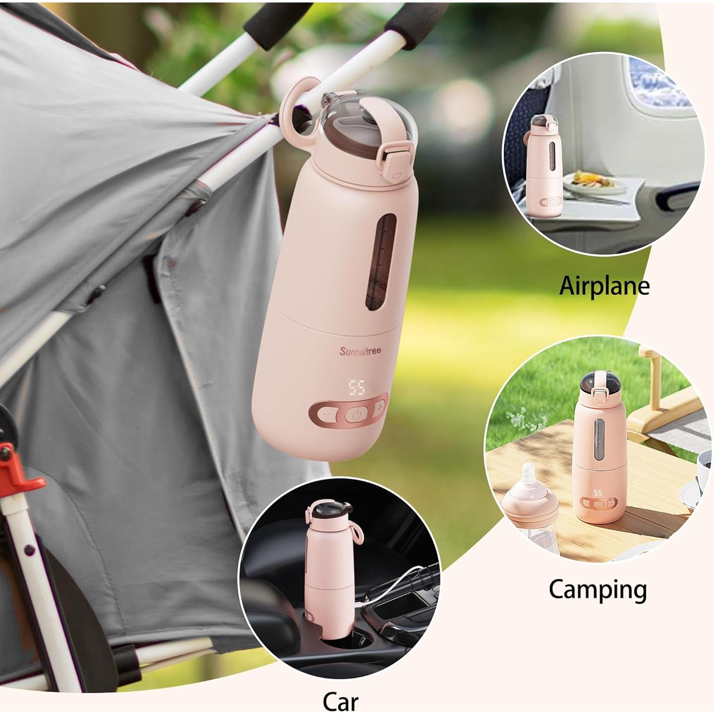 Calentador de Botellas Portátil 15000mAh para Bebés 300ml